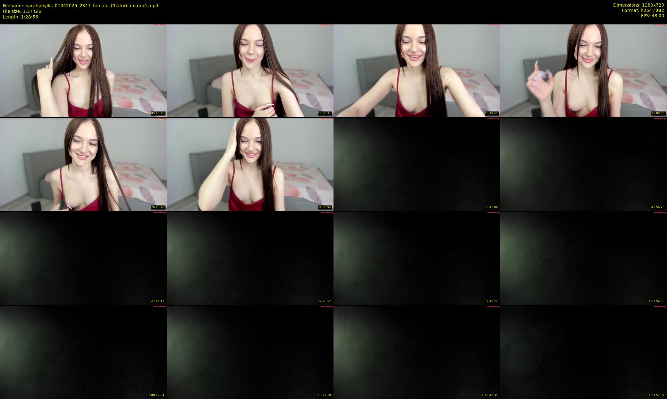sarahphyllis — 89 minute Chaturbate female cam show recording, 720p, Apr 1, 2025
