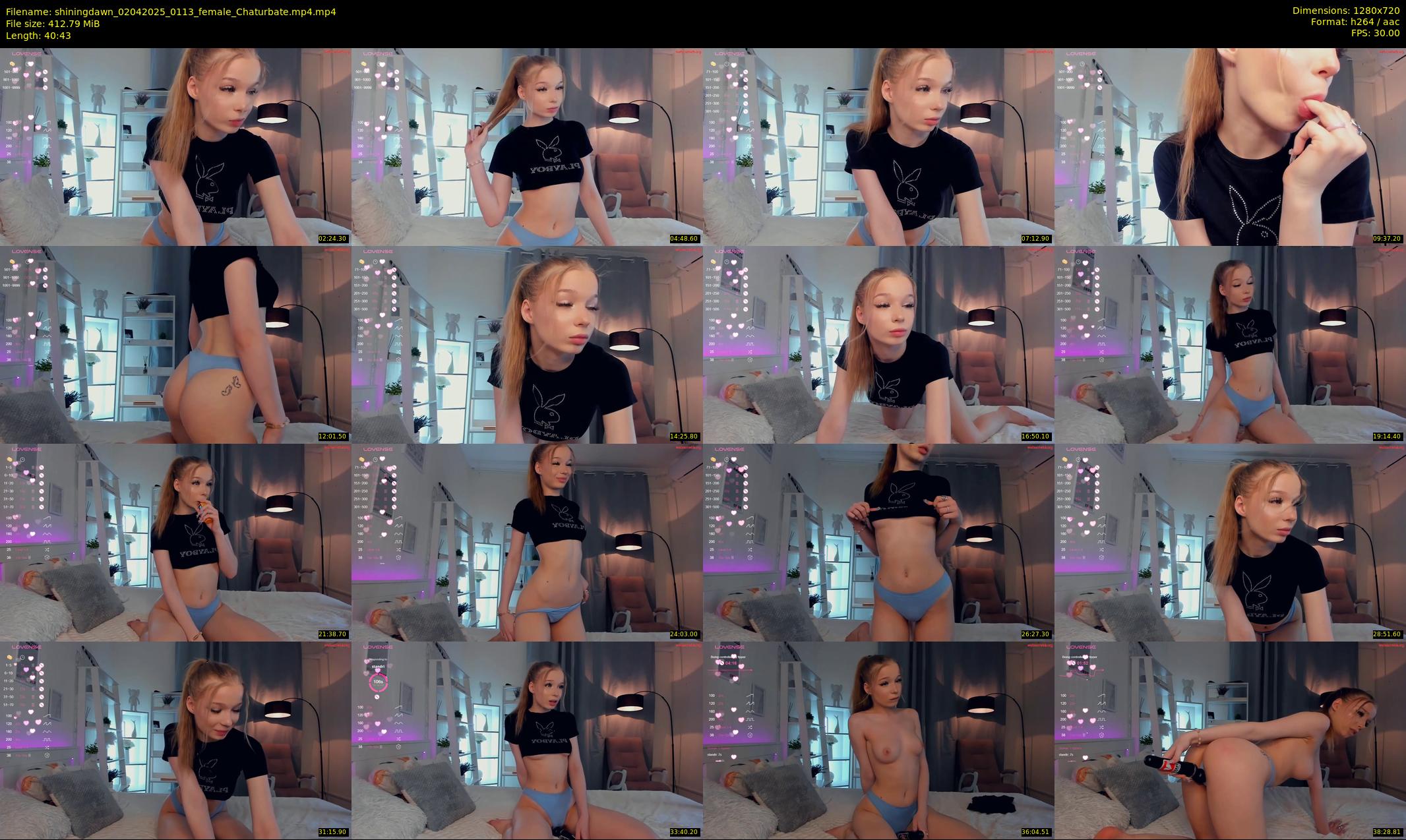 shiningdawn — 41 minute Chaturbate female cam show recording, 720p, Apr 2, 2025