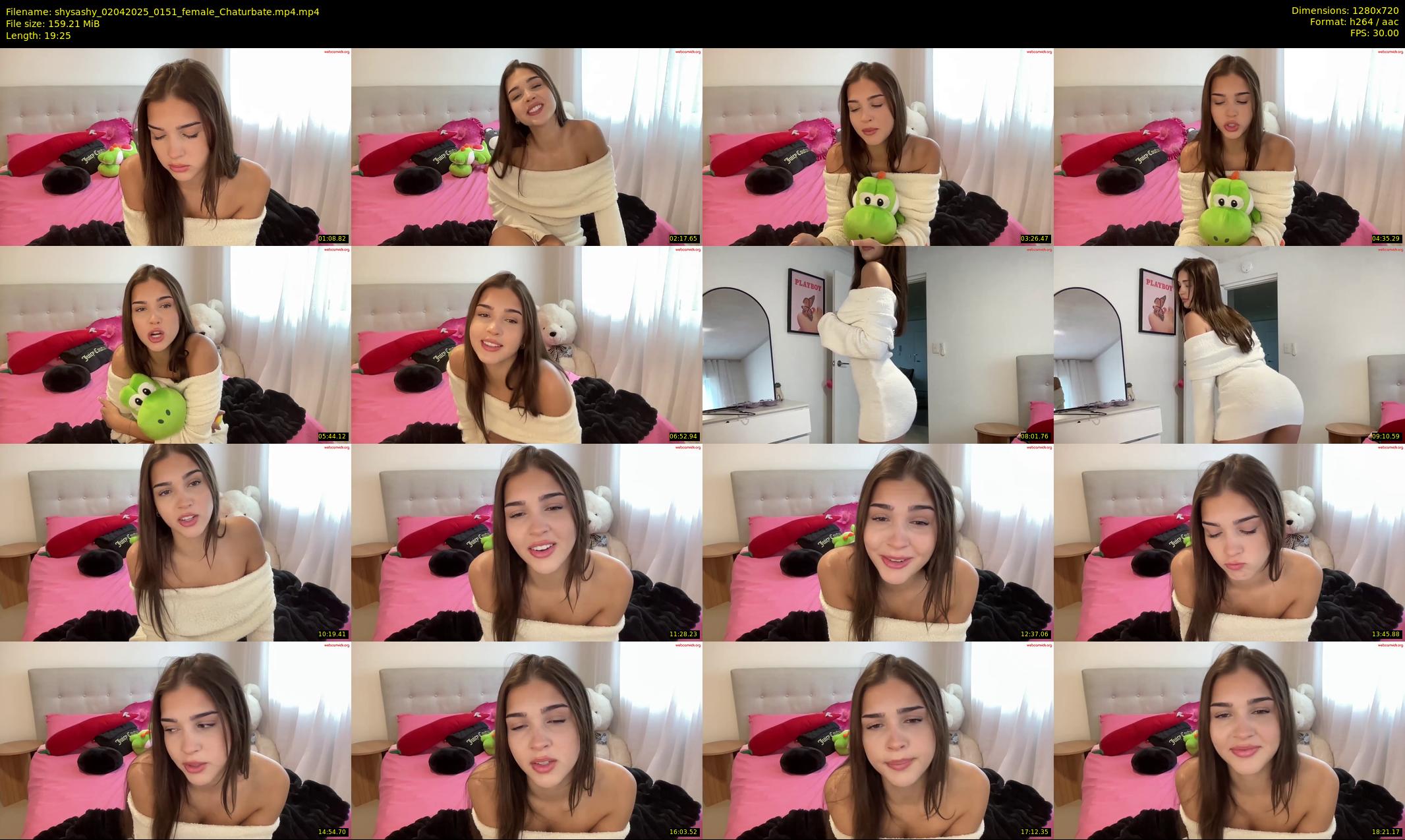 shysashy — 20 minute Chaturbate female cam show recording, 720p, Apr 2, 2025