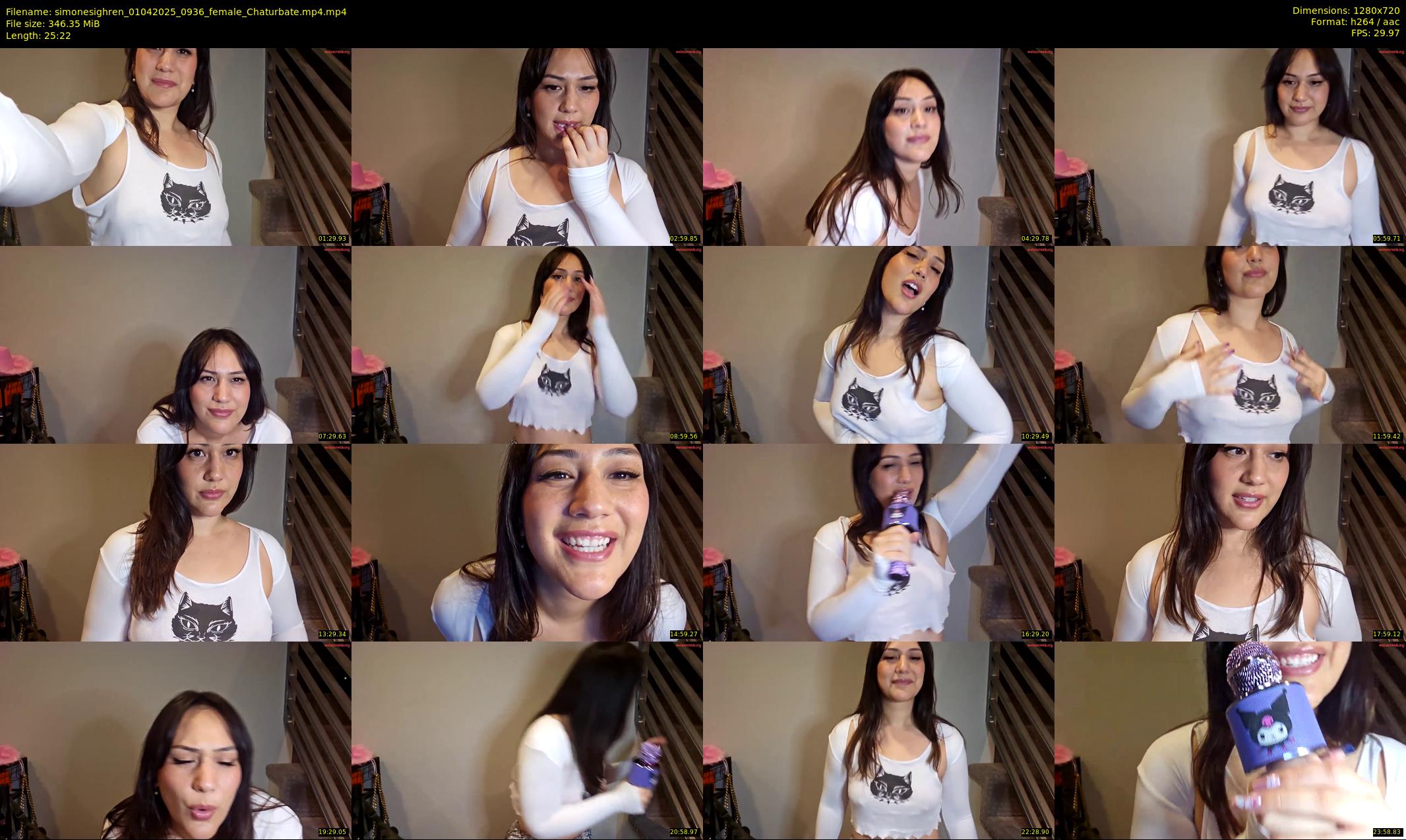 simonesighren — 26 minute Chaturbate female cam show recording, 720p, Apr 1, 2025