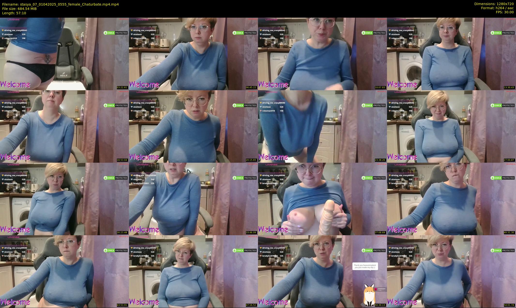 stasya_07 — 58 minute Chaturbate female cam show recording, 720p, Apr 1, 2025