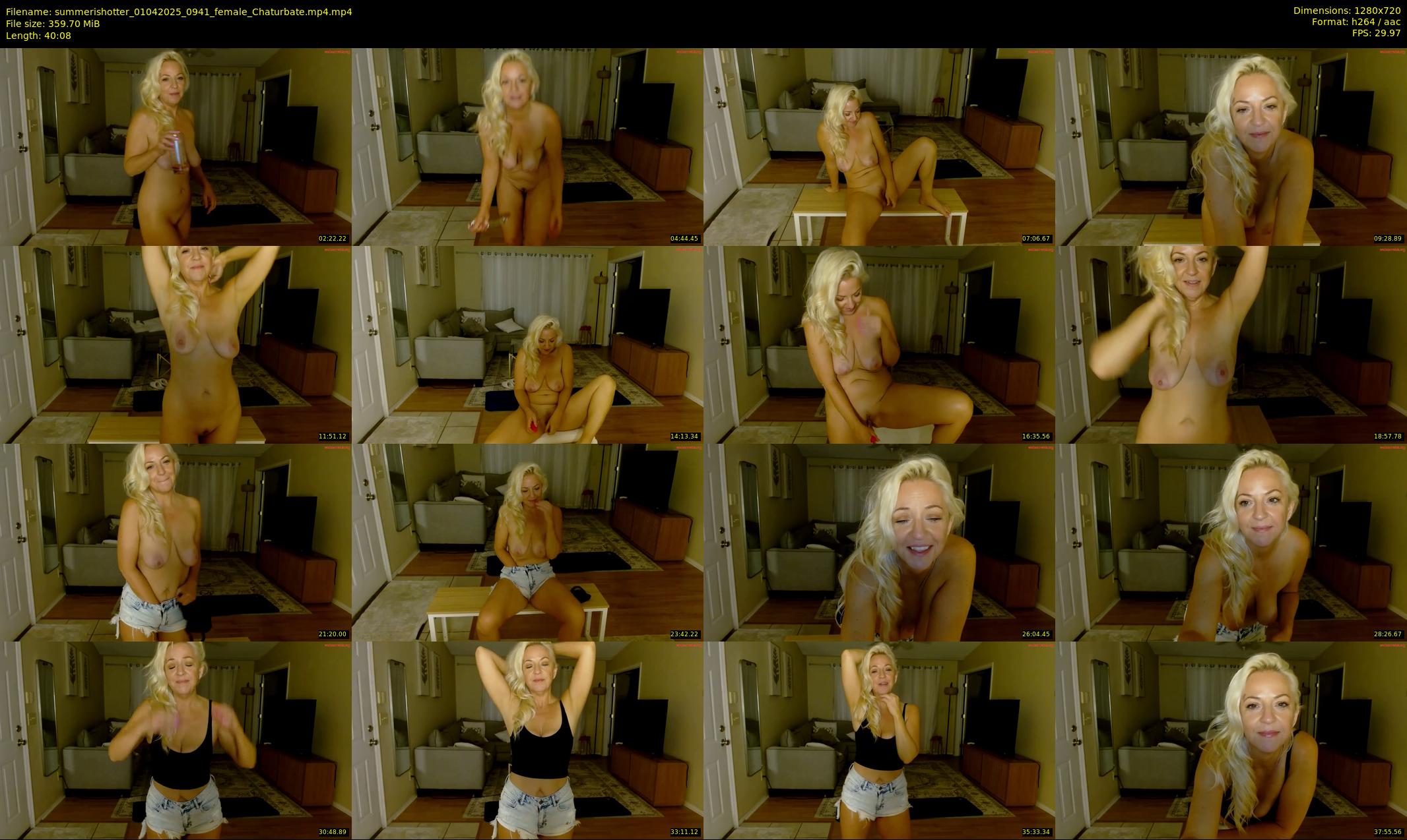 summerishotter — 41 minute Chaturbate female cam show recording, 720p, Apr 1, 2025