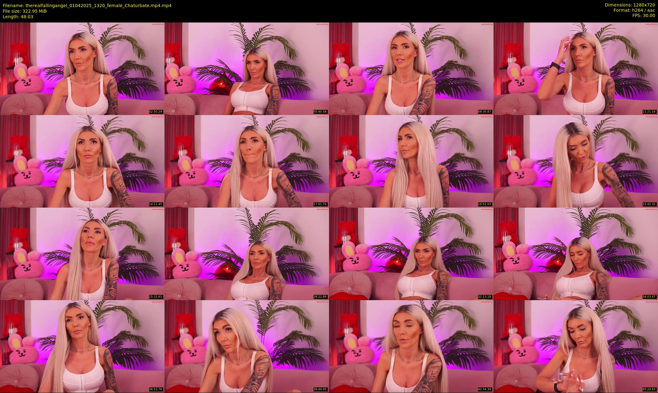 therealfallingangel — 49 minute Chaturbate female cam show recording, 720p, Apr 1, 2025