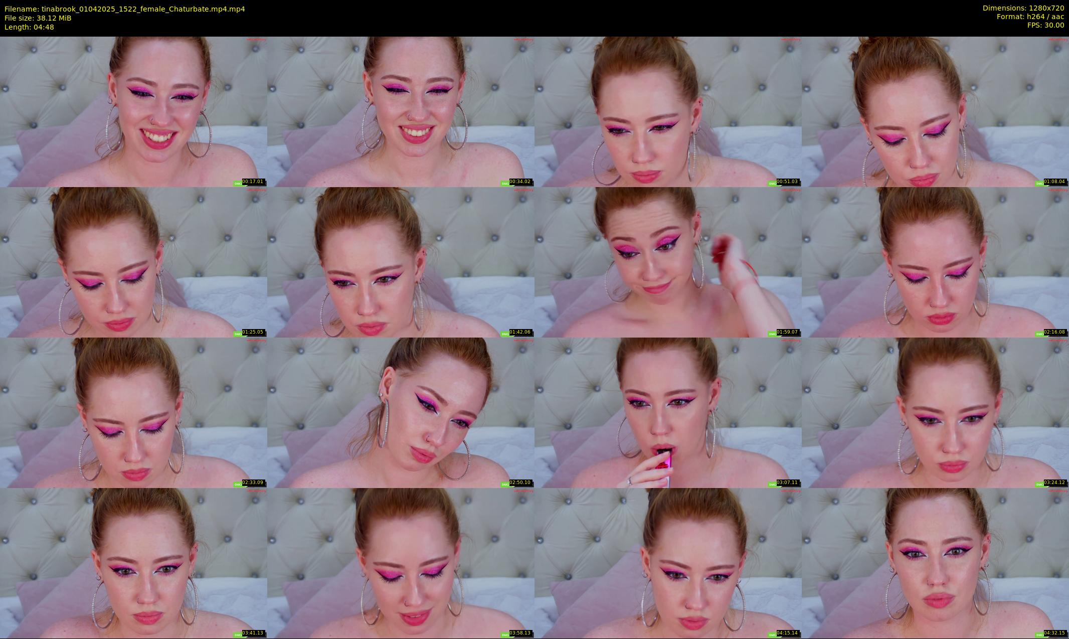 tinabrook — 5 minute Chaturbate female cam show recording, 720p, Apr 1, 2025