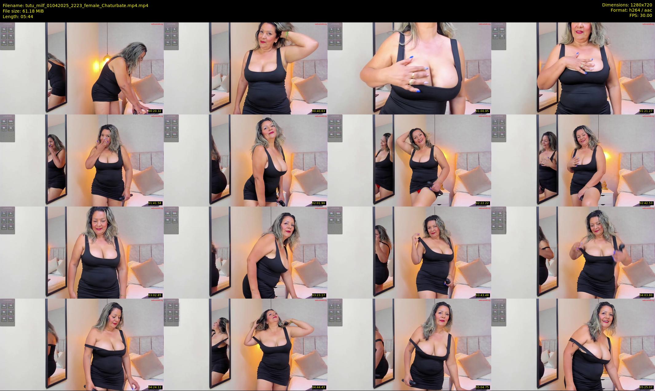 tutu_milf — 6 minute Chaturbate female cam show recording, 720p, Apr 1, 2025