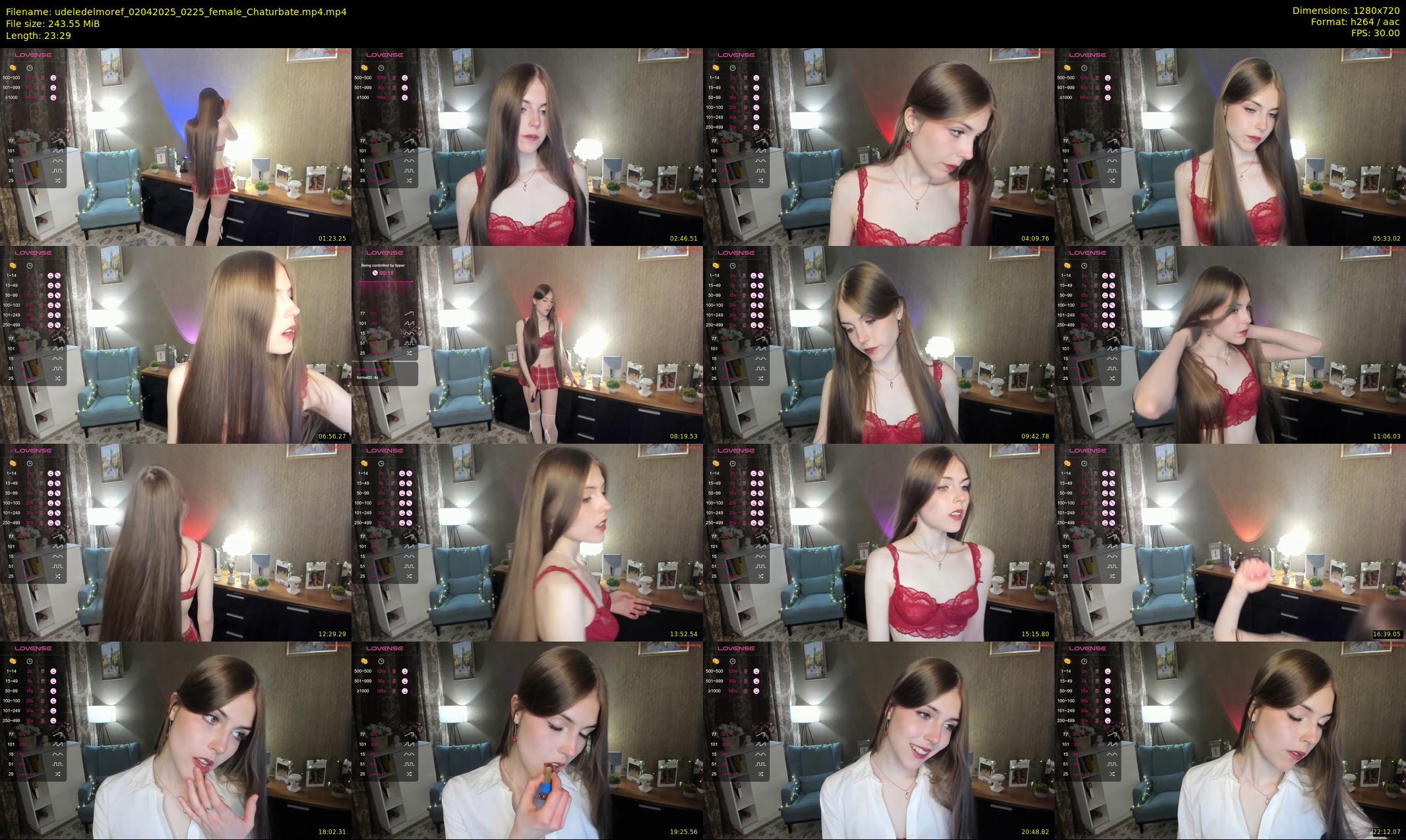 udeledelmoref — 24 minute Chaturbate female cam show recording, 720p, Apr 2, 2025
