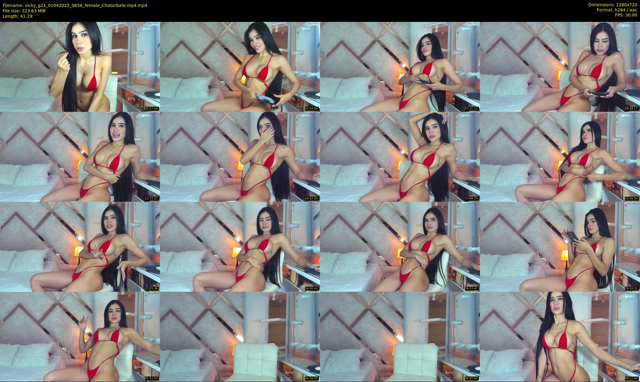 vicky_g21 — 42 minute Chaturbate female cam show recording, 720p, Apr 1, 2025