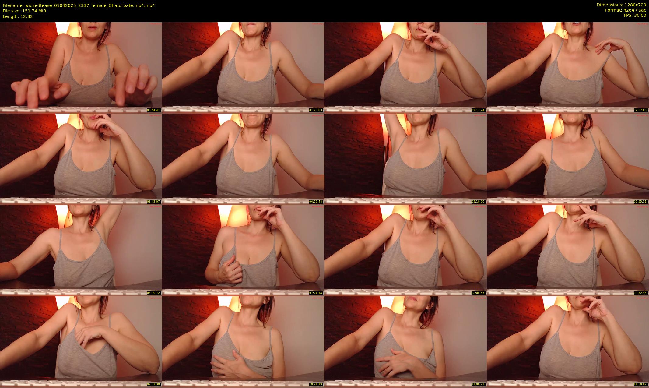 wickedtease — 13 minute Chaturbate female cam show recording, 720p, Apr 1, 2025