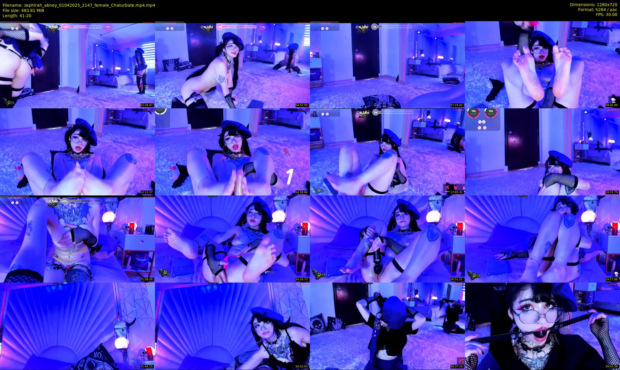 zephirah_abney — 42 minute Chaturbate female cam show recording, 720p, Apr 1, 2025