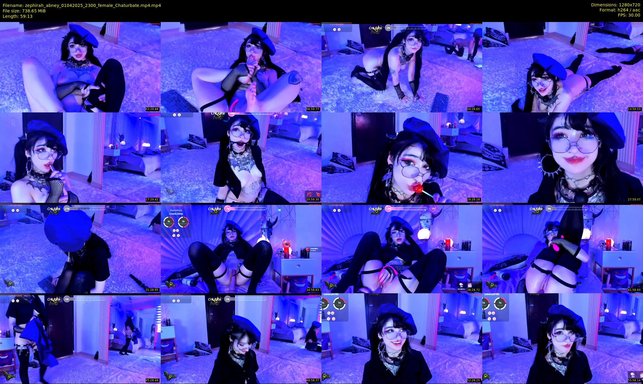 zephirah_abney — 60 minute Chaturbate female cam show recording, 720p, Apr 1, 2025