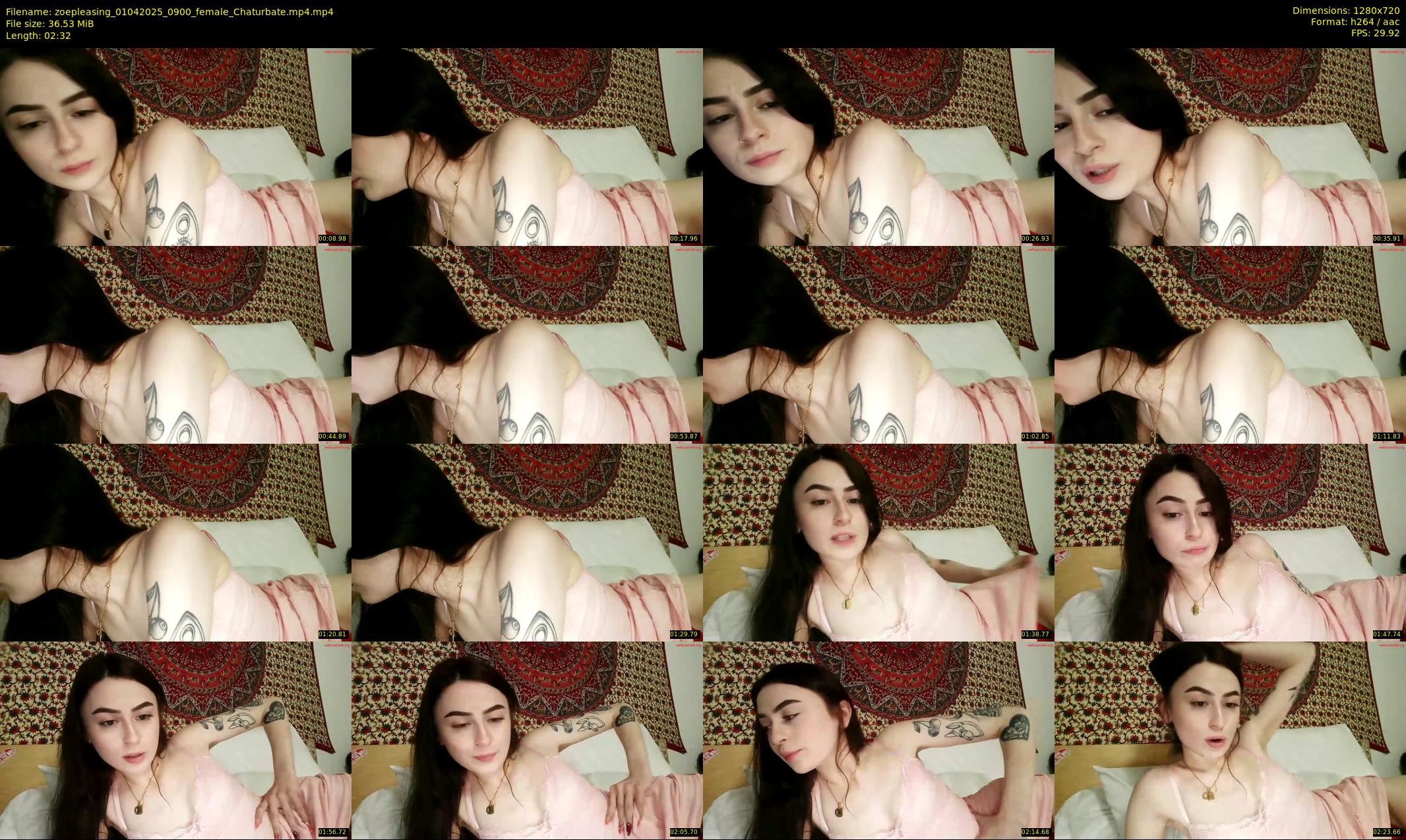 zoepleasing — 3 minute Chaturbate female cam show recording, 720p, Apr 1, 2025