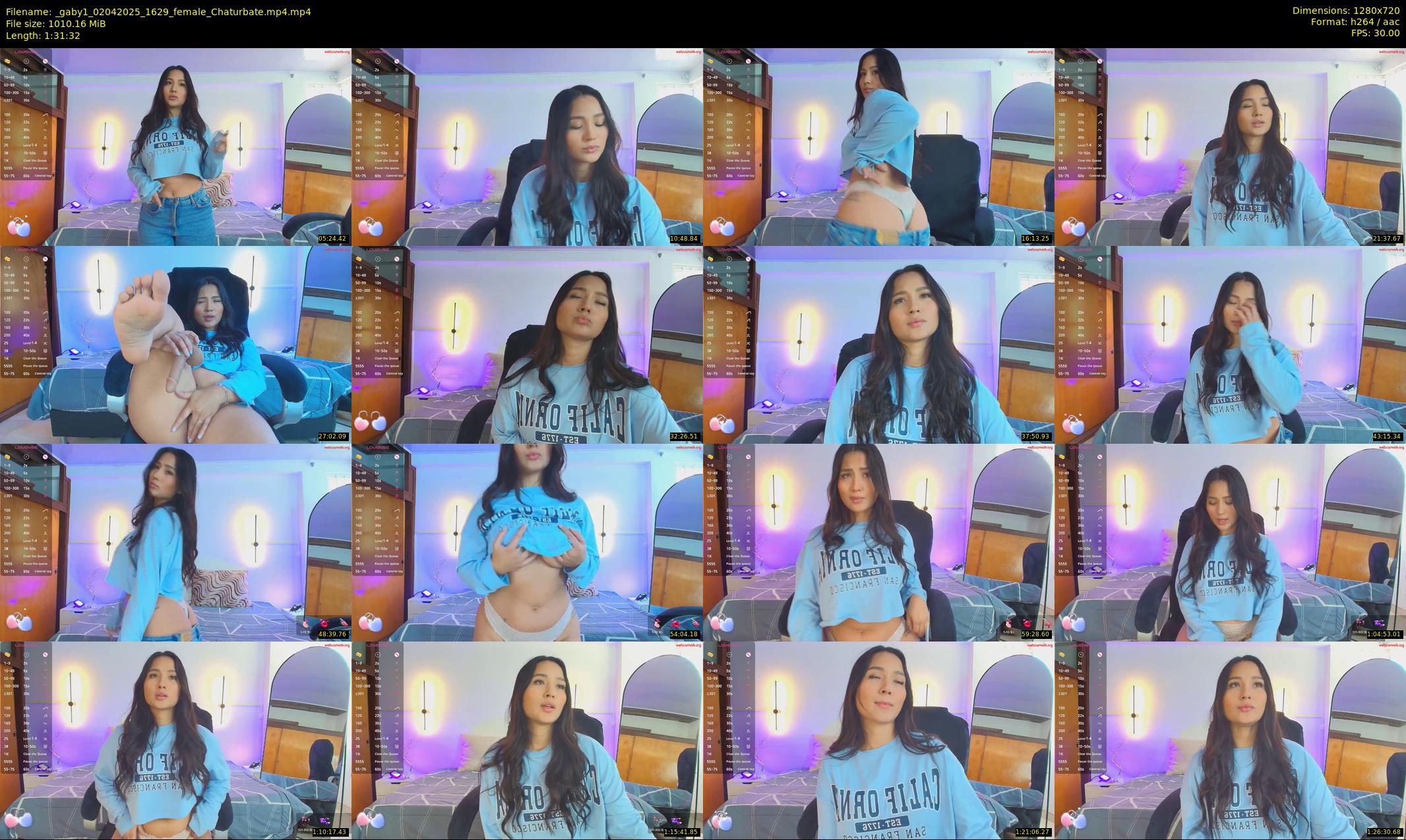 _gaby1 — 92 minute Chaturbate female cam show recording, 720p, Apr 2, 2025