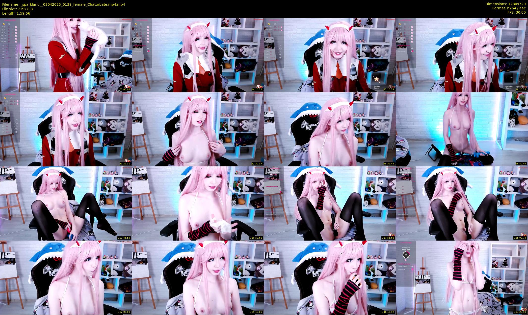 _sparkland_ — 120 minute Chaturbate female cam show recording, 720p, Apr 3, 2025