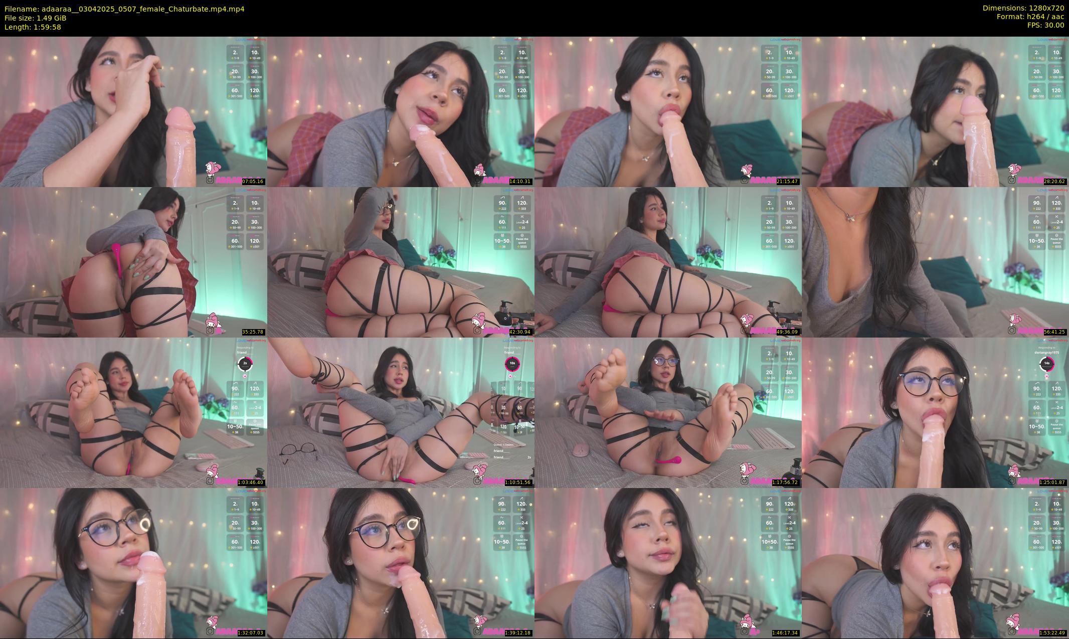 adaaraa_ — 120 minute Chaturbate female cam show recording, 720p, Apr 3, 2025
