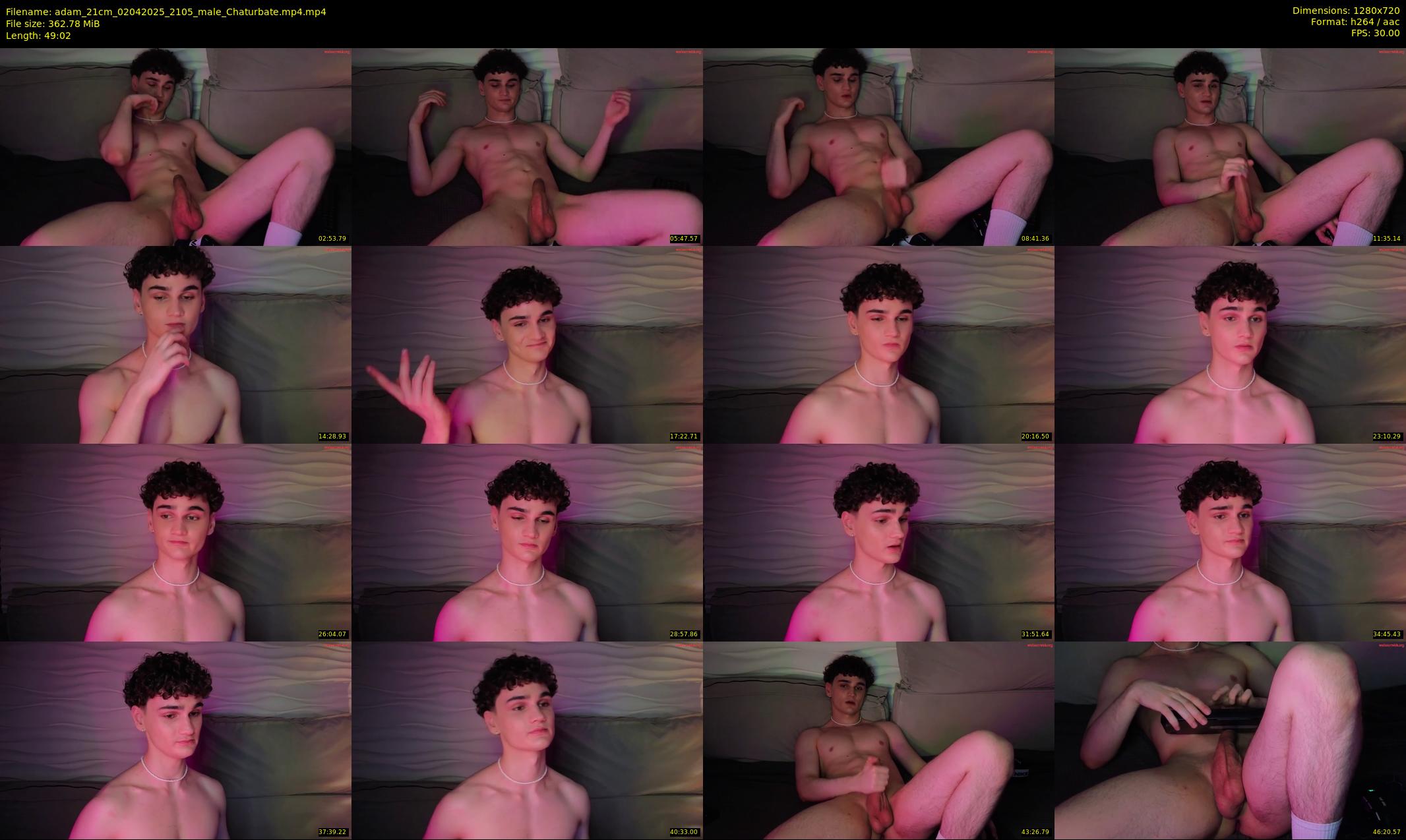 adam_21cm — 50 minute Chaturbate male cam show recording, 720p, Apr 2, 2025