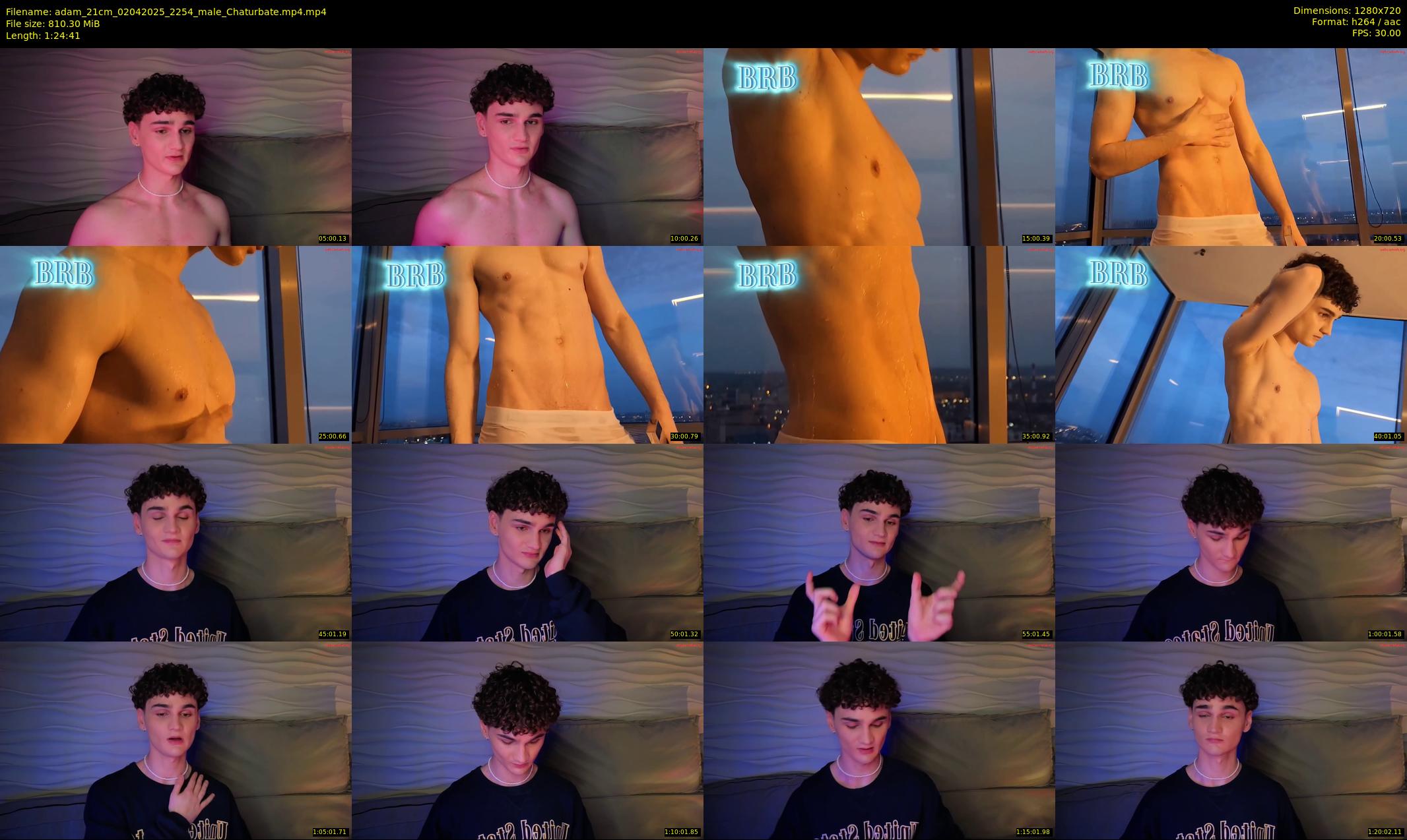 adam_21cm — 85 minute Chaturbate male cam show recording, 720p, Apr 2, 2025