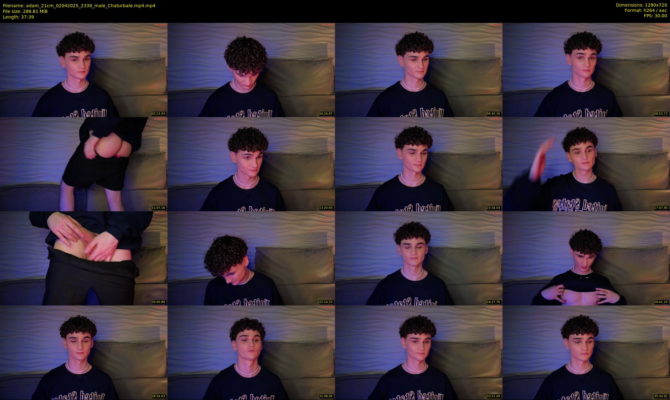 adam_21cm — 38 minute Chaturbate male cam show recording, 720p, Apr 2, 2025