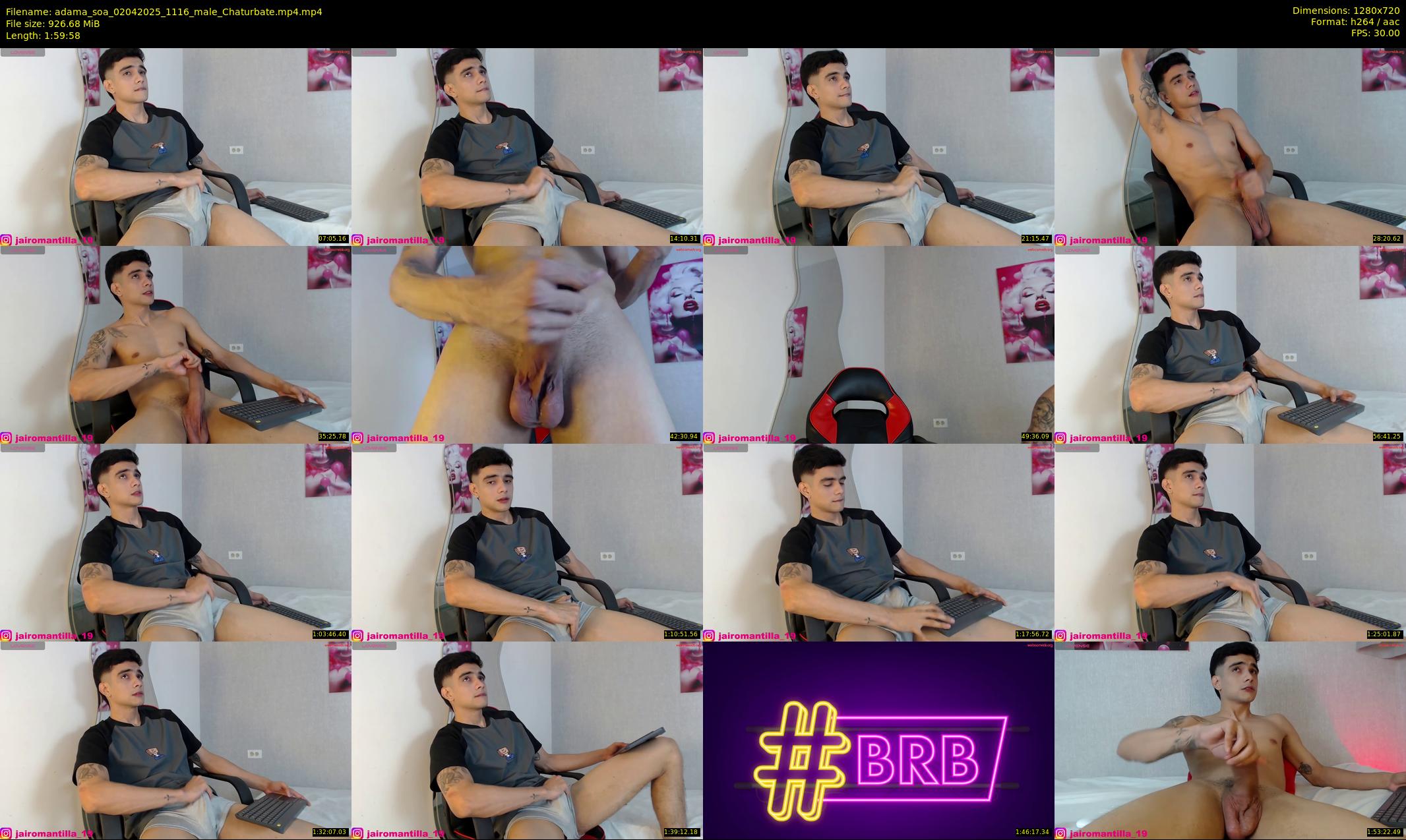 adama_soa — 120 minute Chaturbate male cam show recording, 720p, Apr 2, 2025