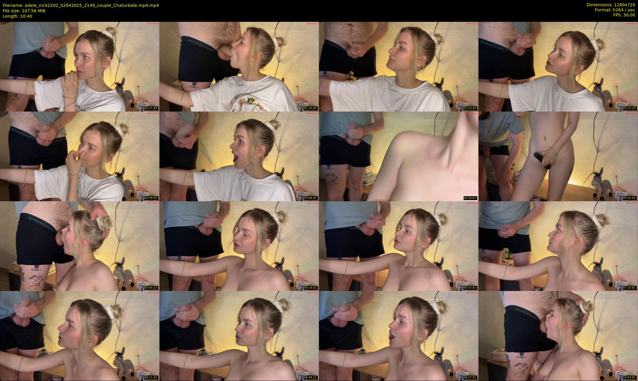 adele_nick2202 — 11 minute Chaturbate couple cam show recording, 720p, Apr 2, 2025