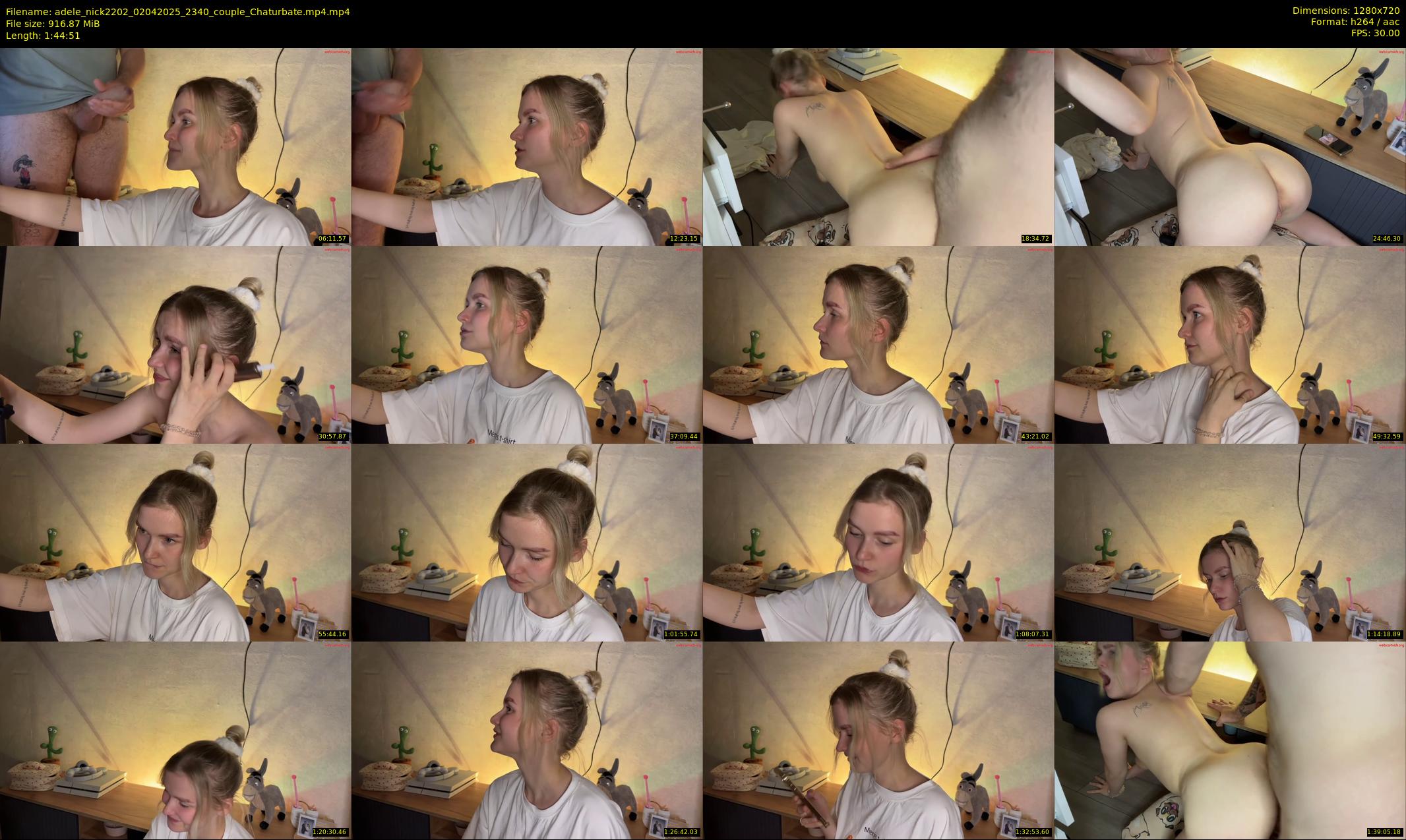 adele_nick2202 — 105 minute Chaturbate couple cam show recording, 720p, Apr 2, 2025