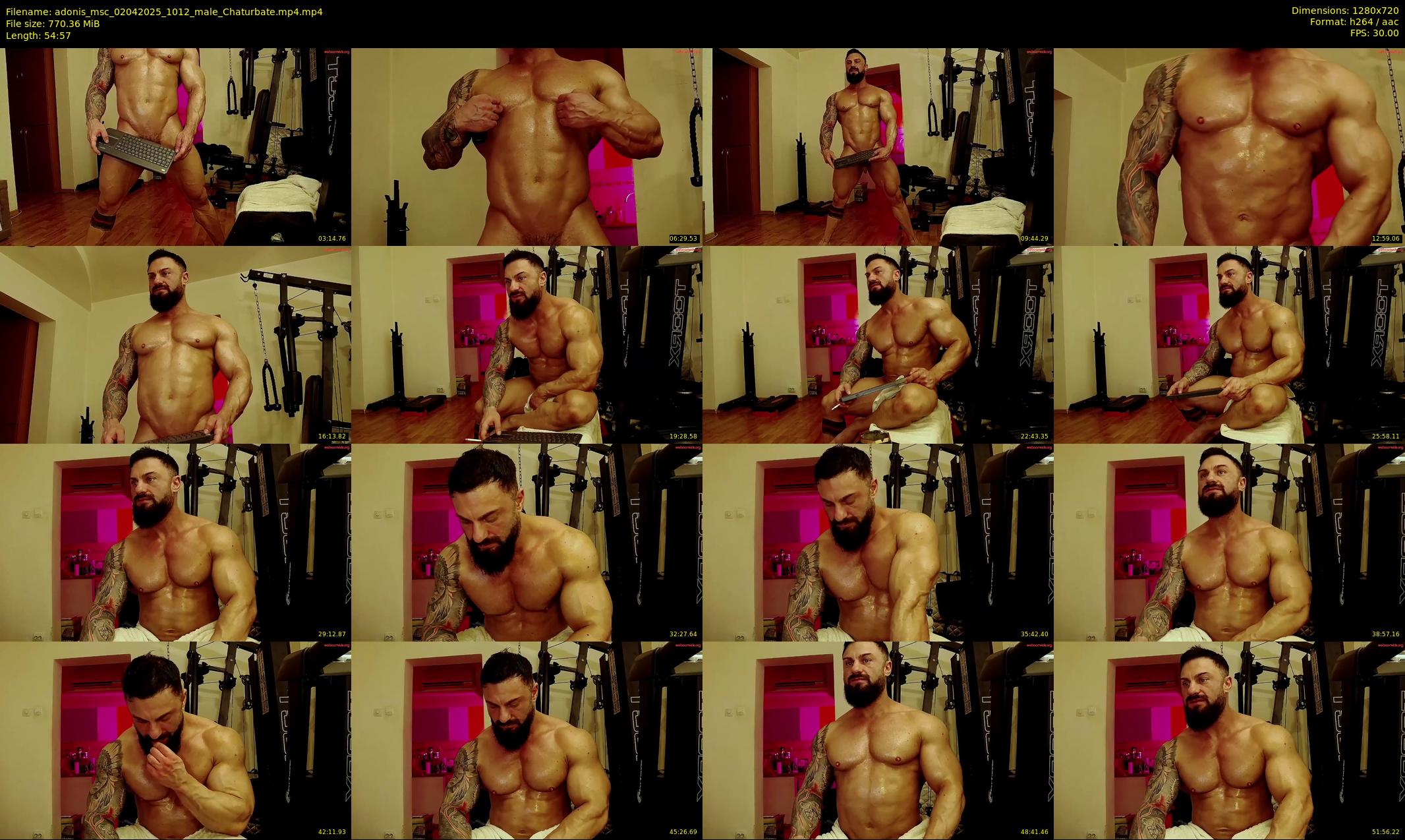 adonis_msc — 55 minute Chaturbate male cam show recording, 720p, Apr 2, 2025