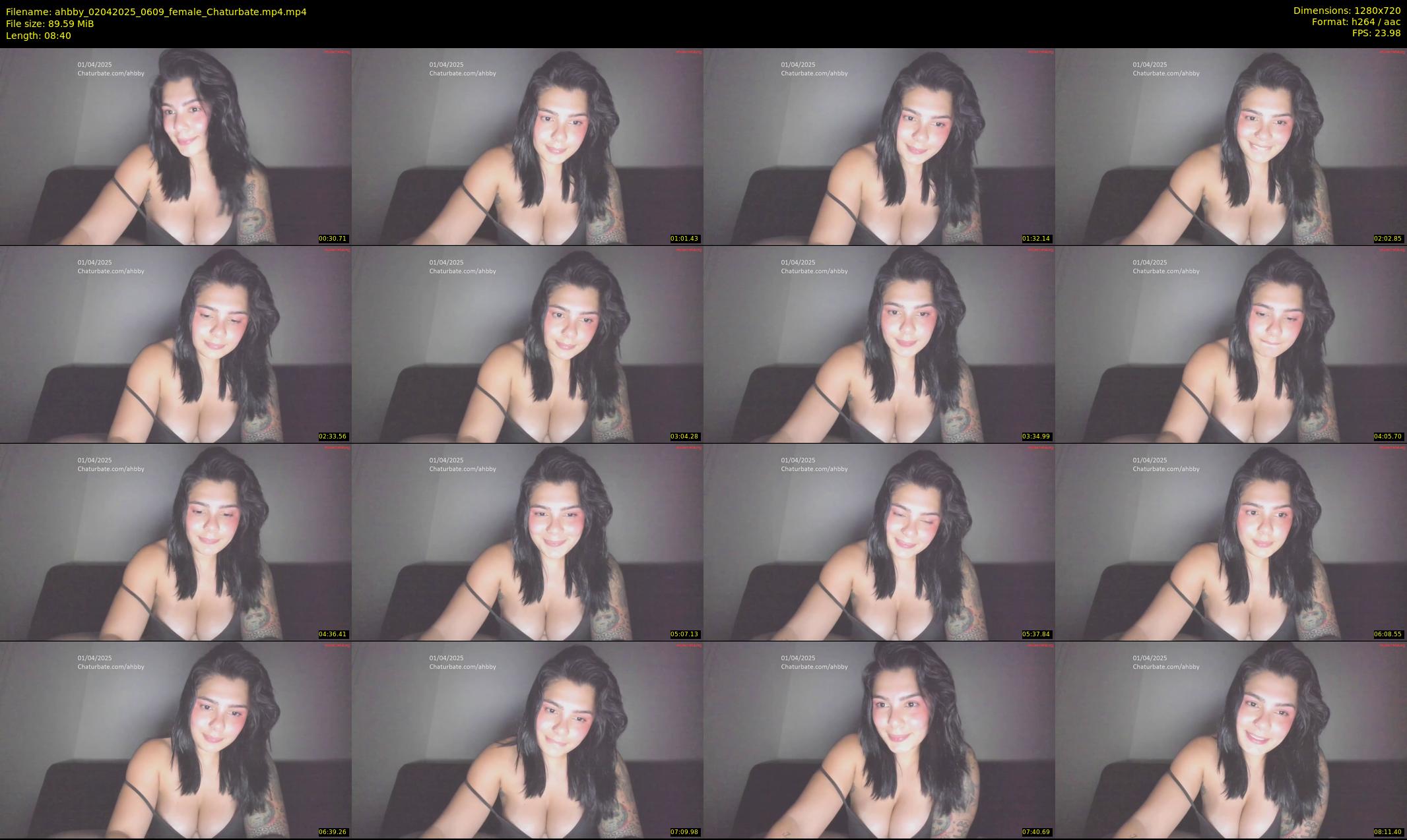ahbby — 9 minute Chaturbate female cam show recording, 720p, Apr 2, 2025