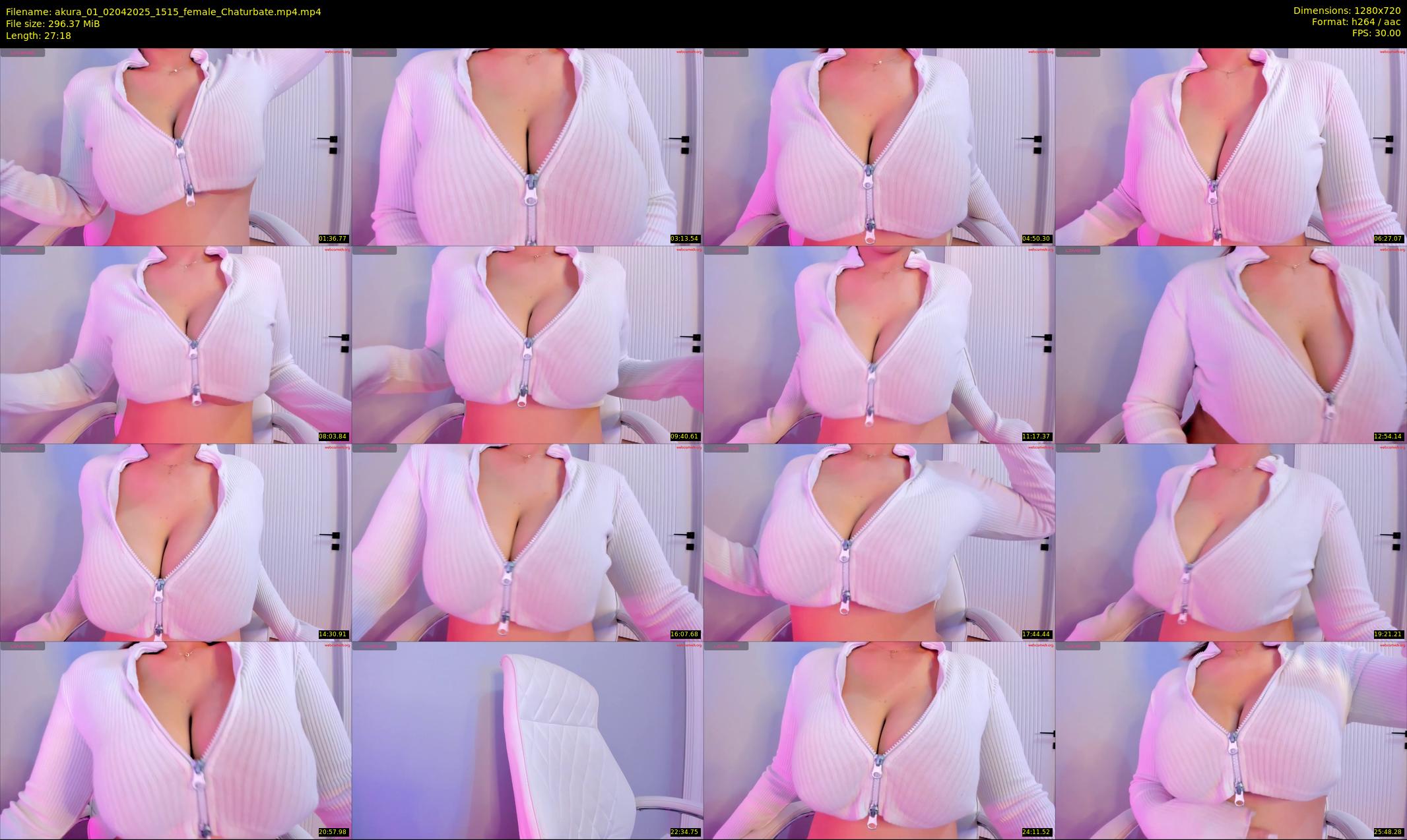 akura_01 — 28 minute Chaturbate female cam show recording, 720p, Apr 2, 2025