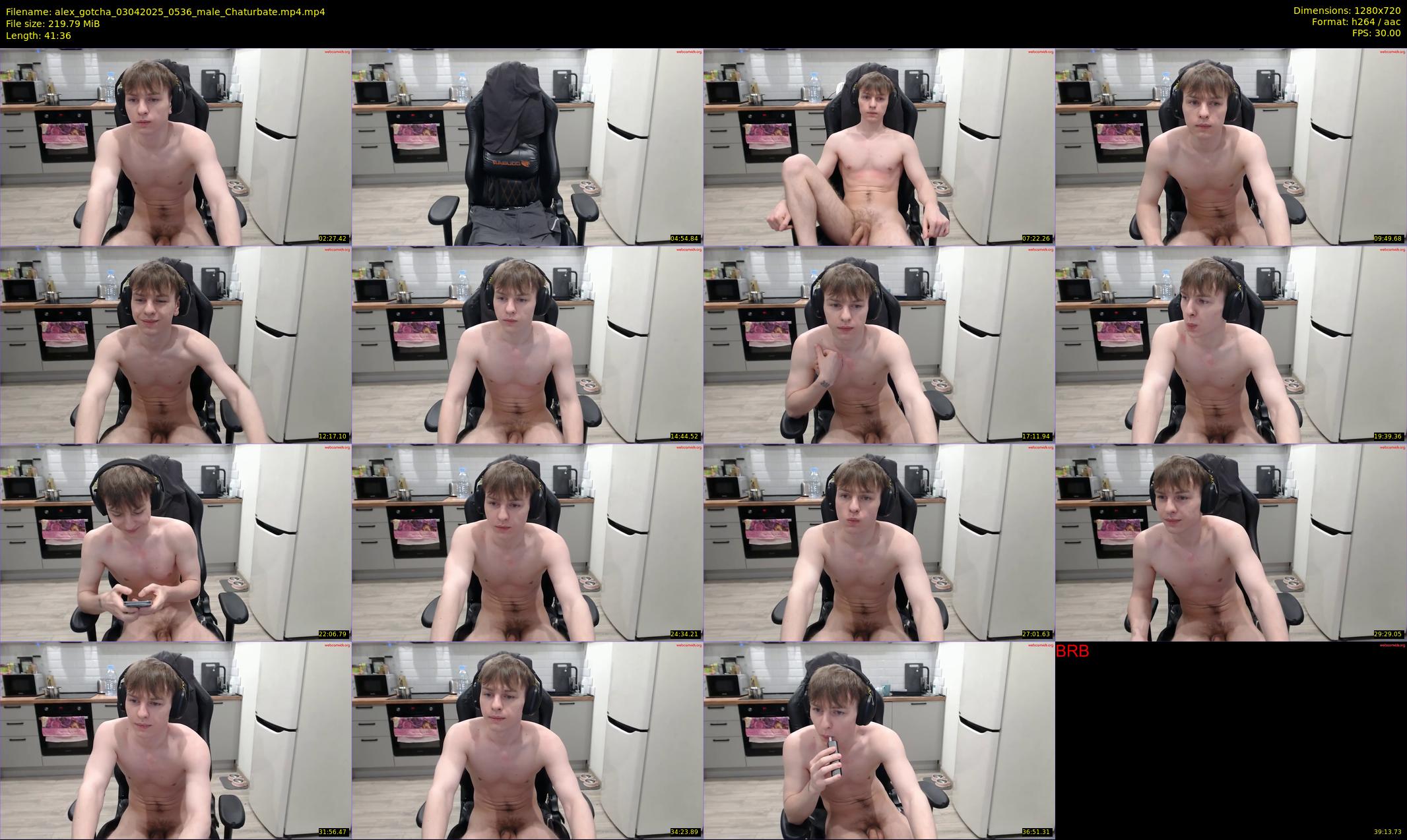 alex_gotcha — 42 minute Chaturbate male cam show recording, 720p, Apr 3, 2025