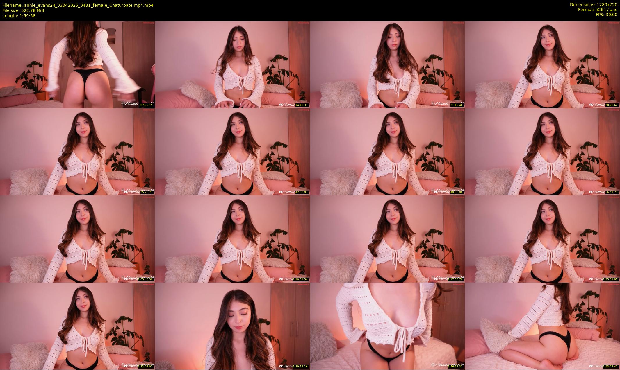 annie_evans24 — 120 minute Chaturbate female cam show recording, 720p, Apr 3, 2025