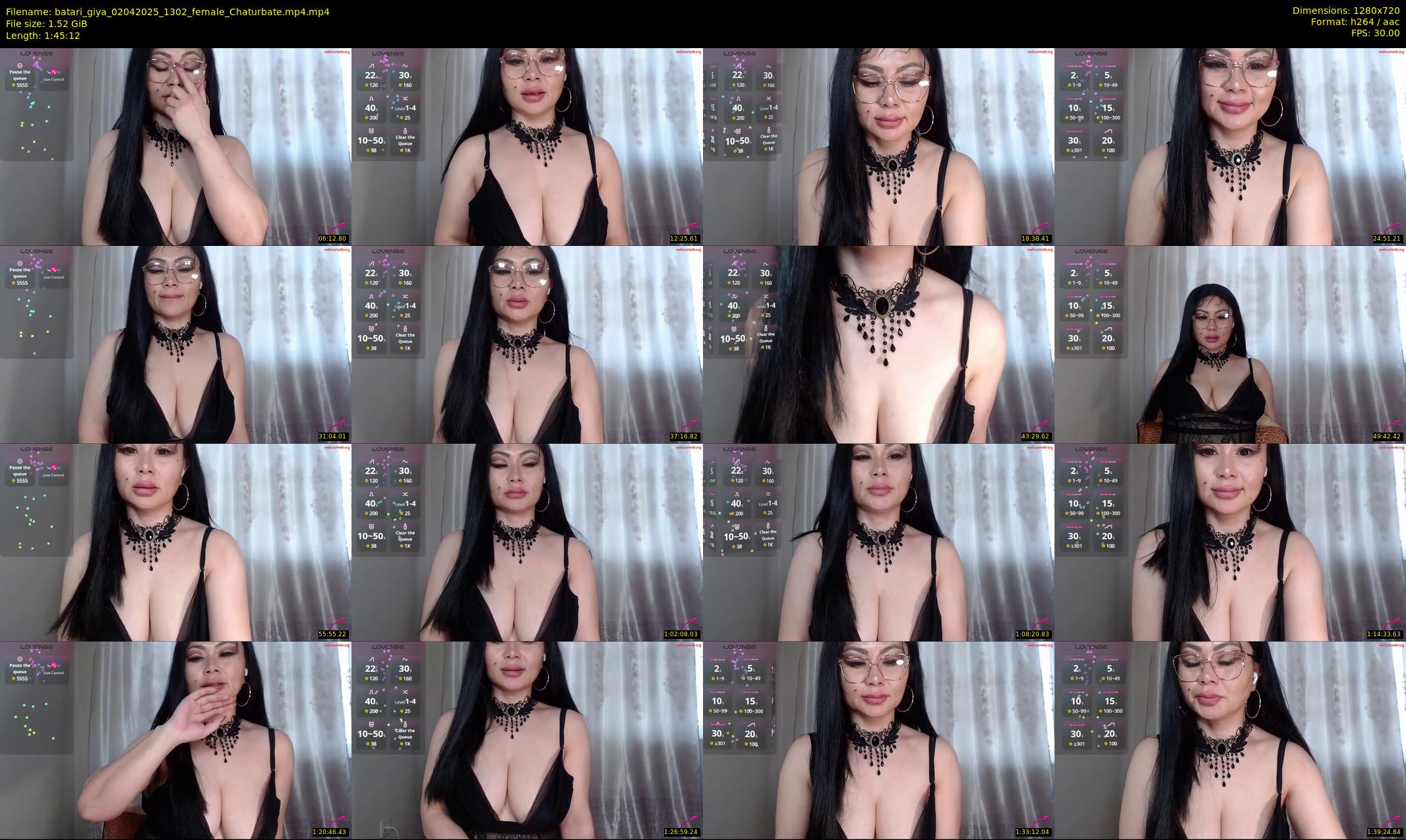 batari_giya — 106 minute Chaturbate female cam show recording, 720p, Apr 2, 2025