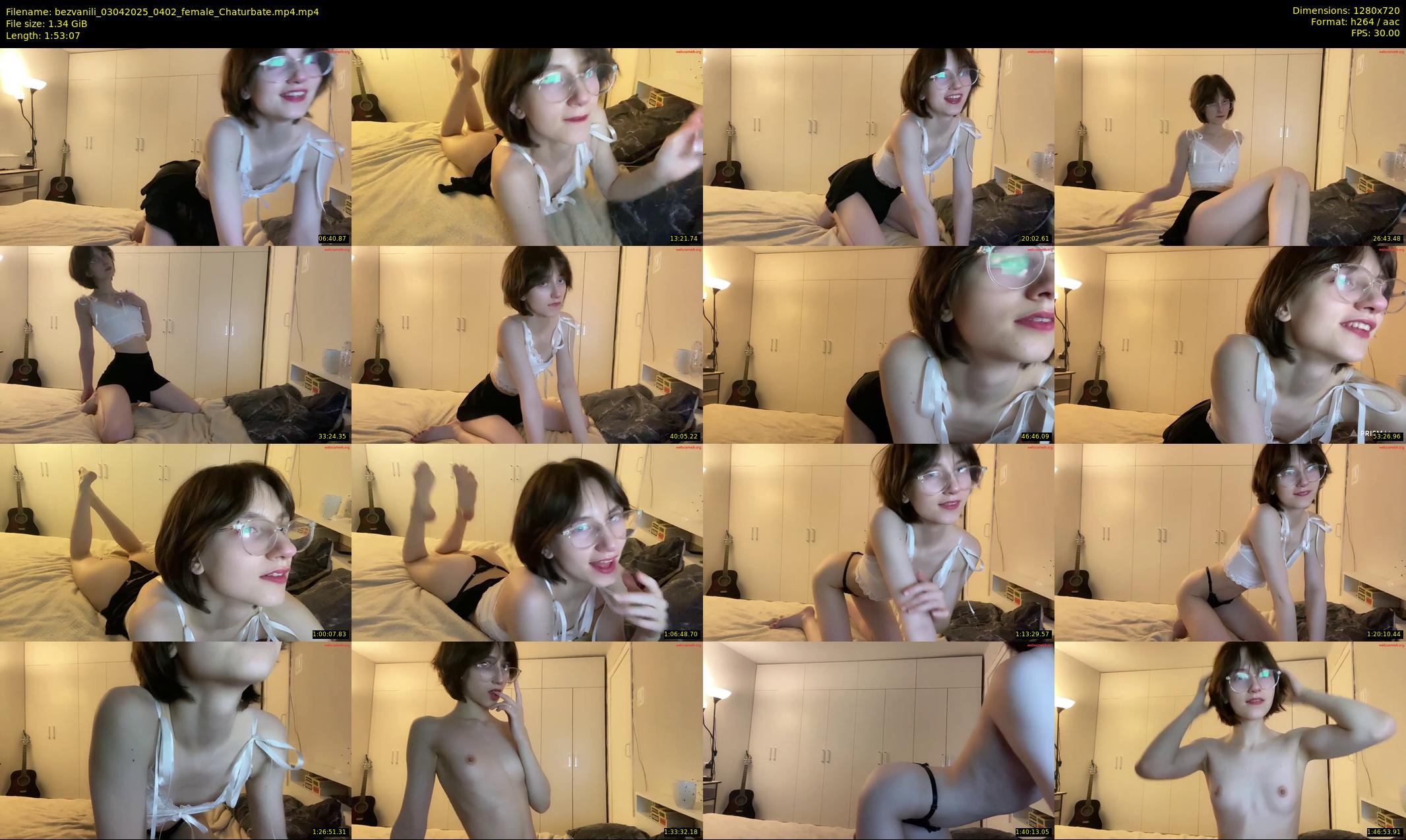 bezvanili — 114 minute Chaturbate female cam show recording, 720p, Apr 3, 2025