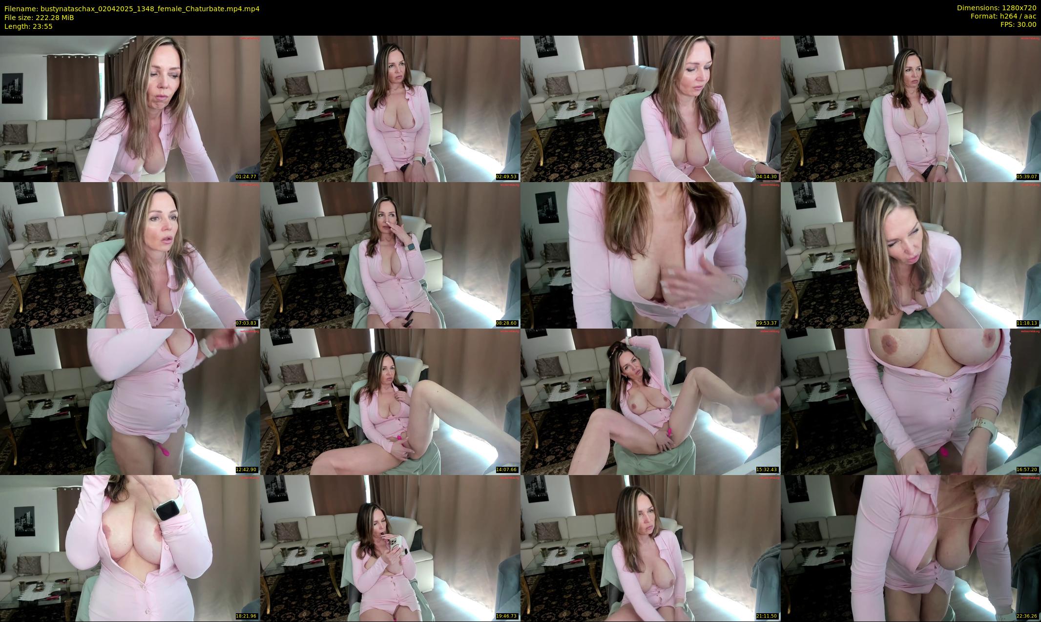bustynataschax — 24 minute Chaturbate female cam show recording, 720p, Apr 2, 2025