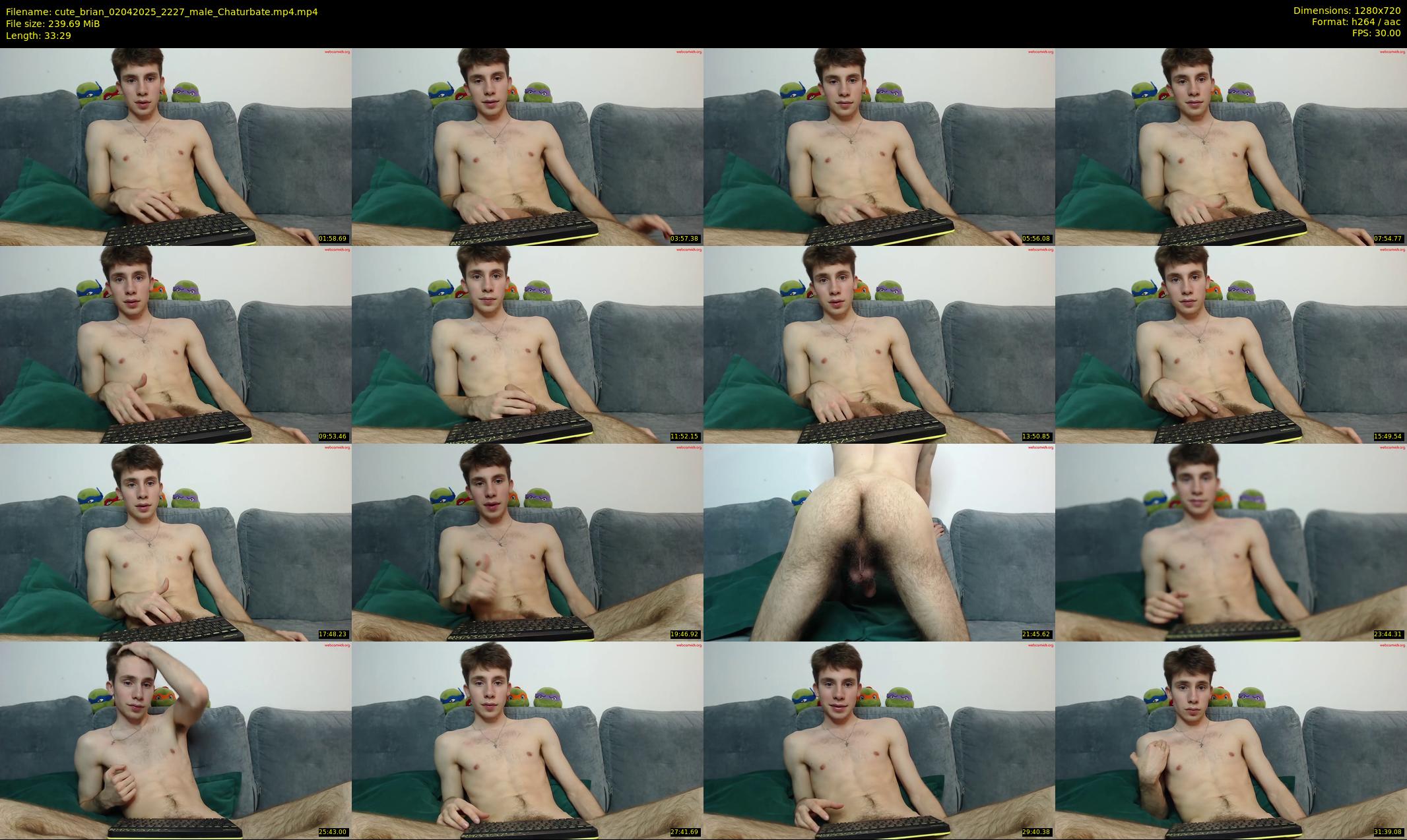 cute_brian — 34 minute Chaturbate male cam show recording, 720p, Apr 2, 2025
