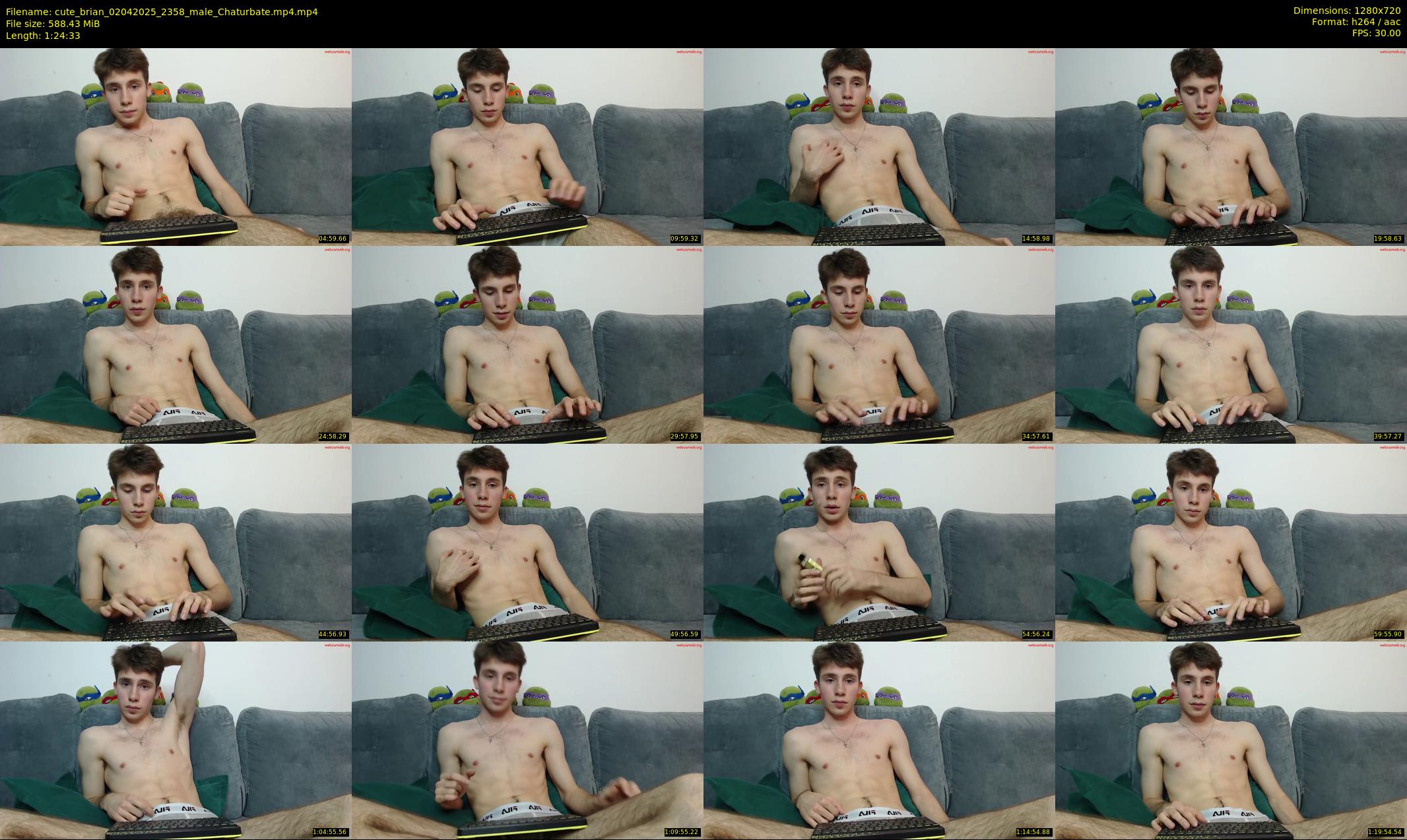 cute_brian — 85 minute Chaturbate male cam show recording, 720p, Apr 2, 2025