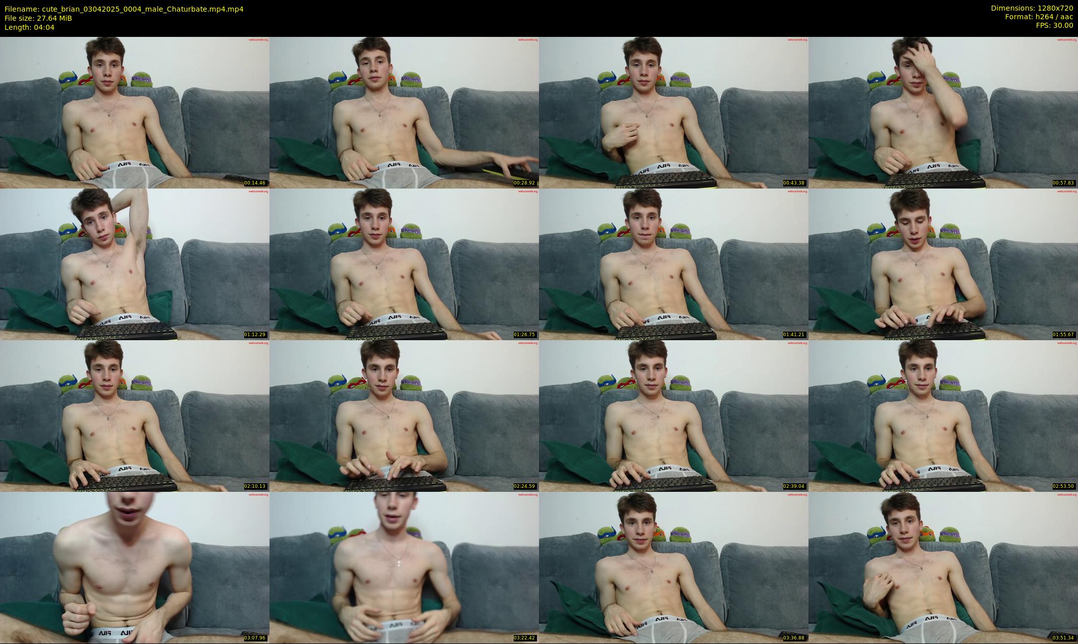 cute_brian — 5 minute Chaturbate male cam show recording, 720p, Apr 3, 2025