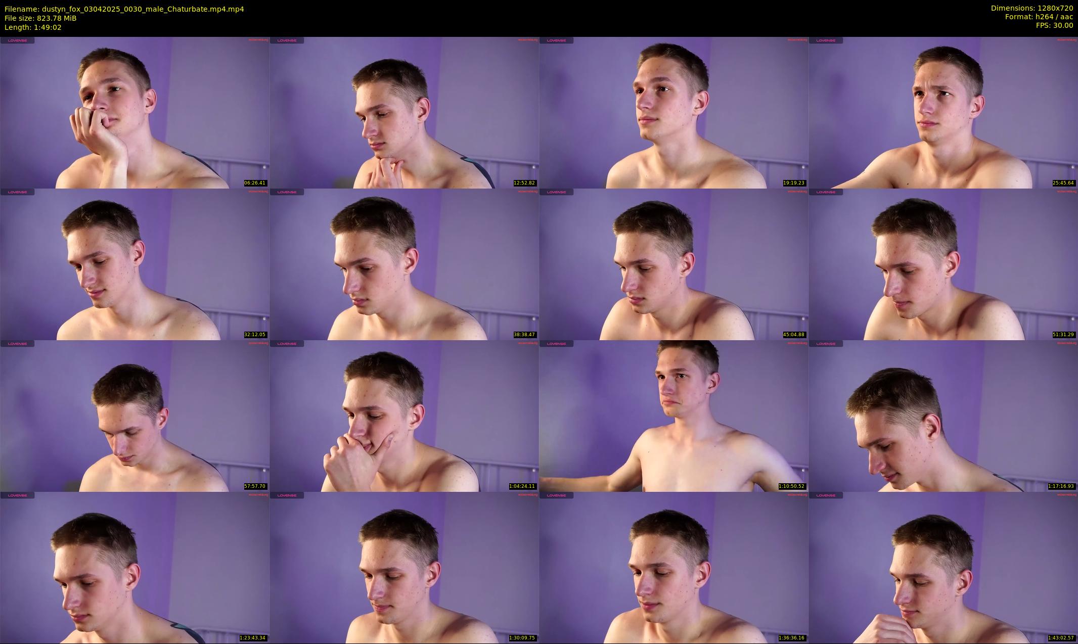 dustyn_fox — 110 minute Chaturbate male cam show recording, 720p, Apr 3, 2025