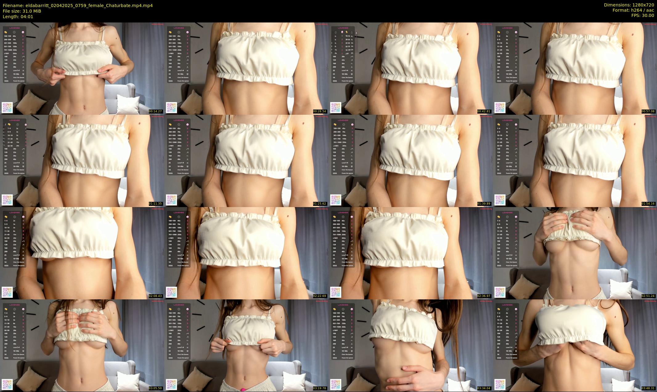 eldabarritt — 5 minute Chaturbate female cam show recording, 720p, Apr 2, 2025
