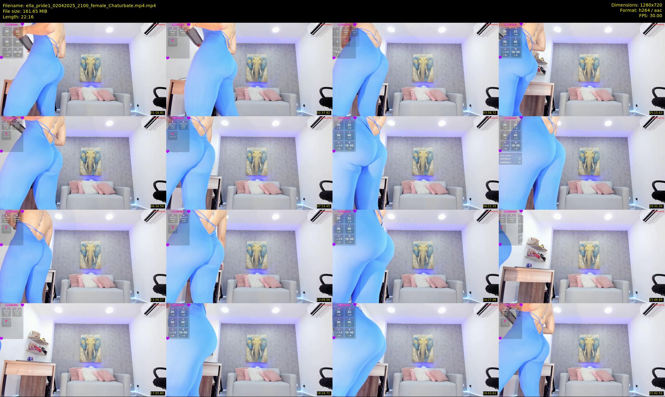 ella_pride1 — 23 minute Chaturbate female cam show recording, 720p, Apr 2, 2025