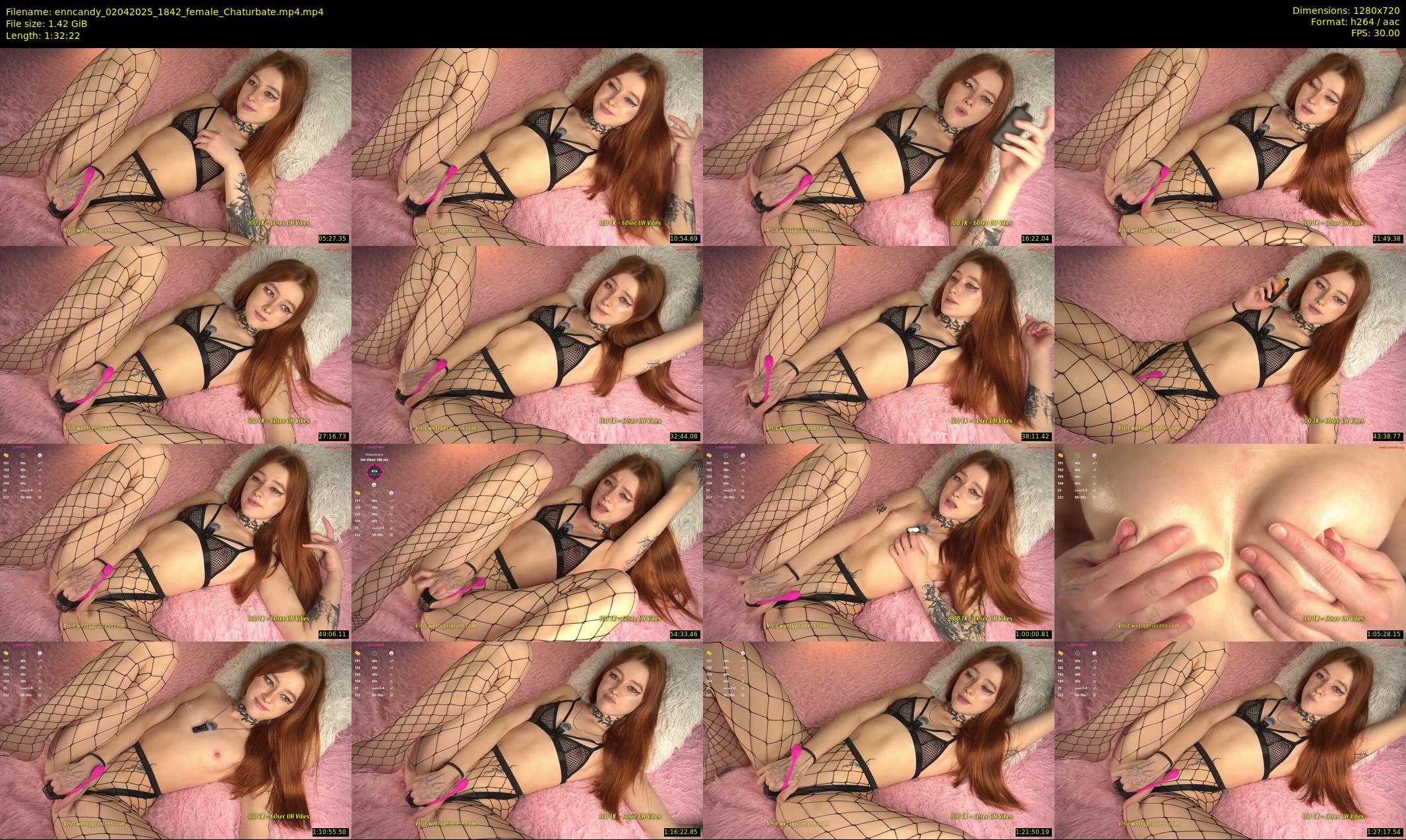 enncandy — 93 minute Chaturbate female cam show recording, 720p, Apr 2, 2025