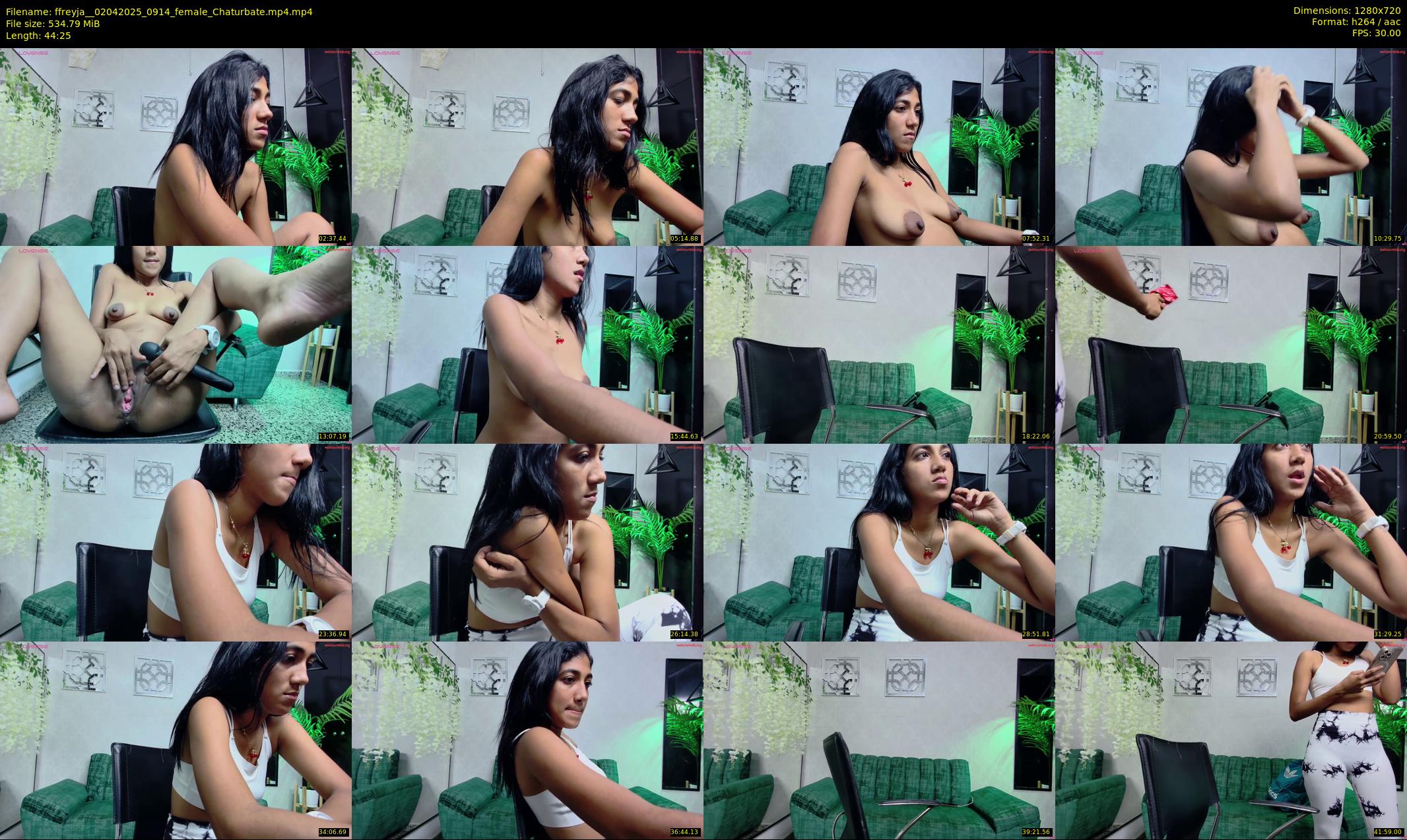 ffreyja_ — 45 minute Chaturbate female cam show recording, 720p, Apr 2, 2025