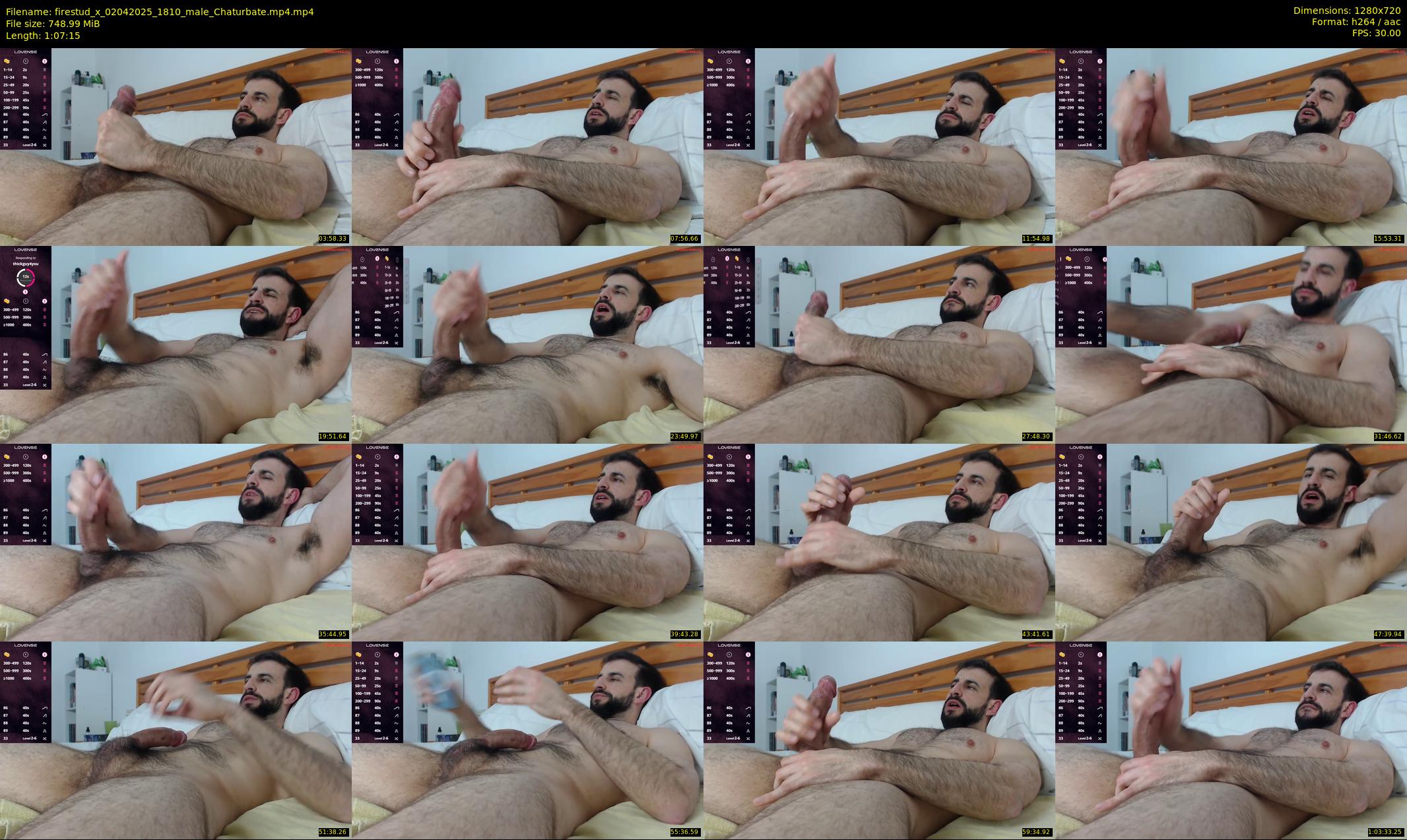firestud_x — 68 minute Chaturbate male cam show recording, 720p, Apr 2, 2025