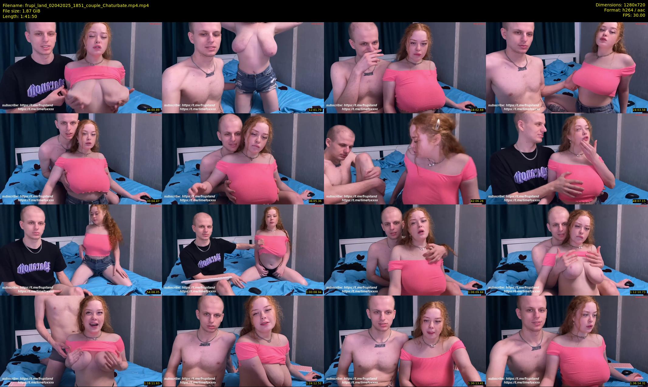 frupi_land — 102 minute Chaturbate couple cam show recording, 720p, Apr 2, 2025