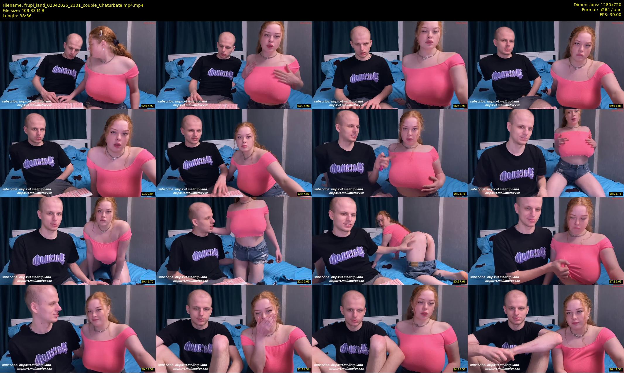 frupi_land — 39 minute Chaturbate couple cam show recording, 720p, Apr 2, 2025