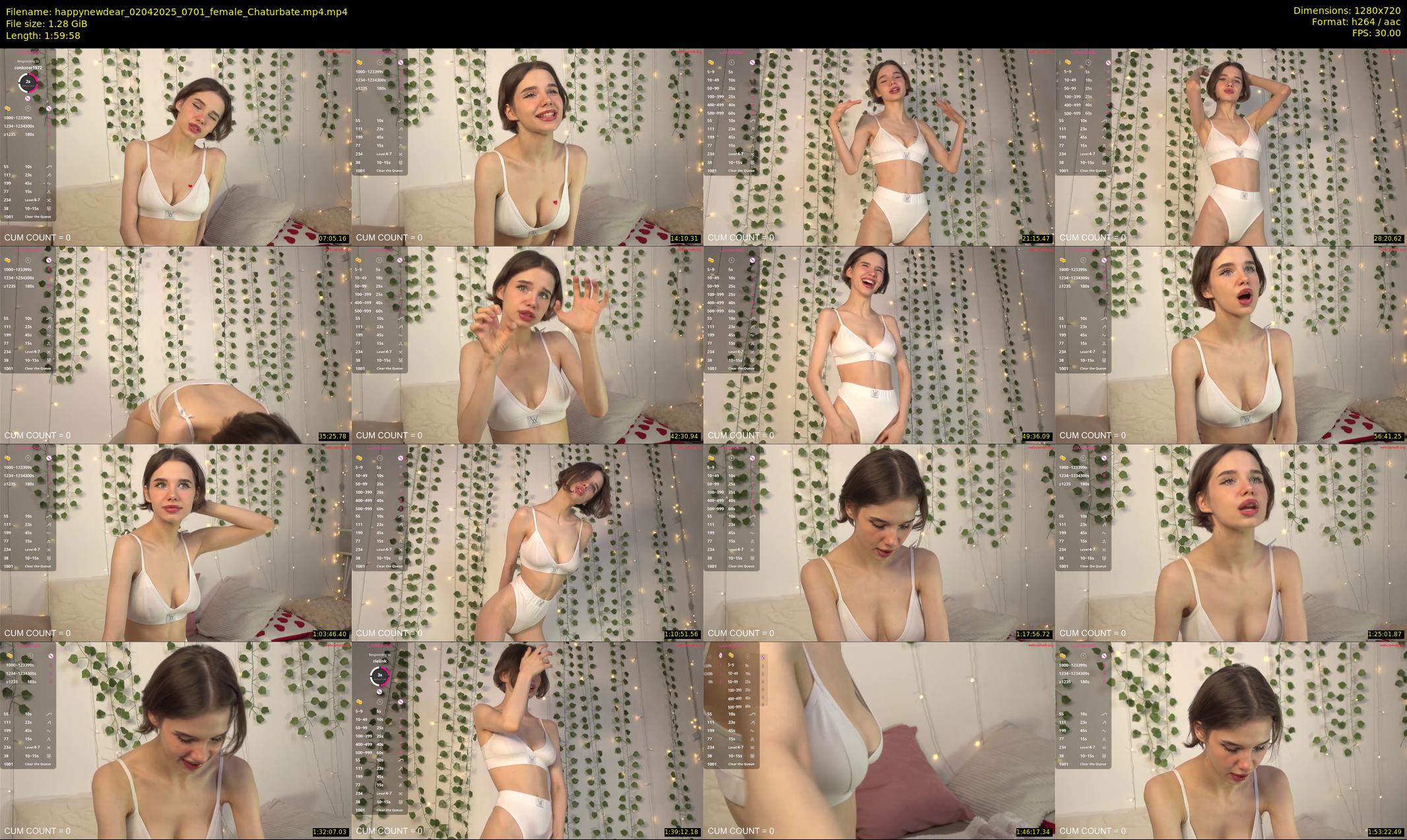 happynewdear — 120 minute Chaturbate female cam show recording, 720p, Apr 2, 2025
