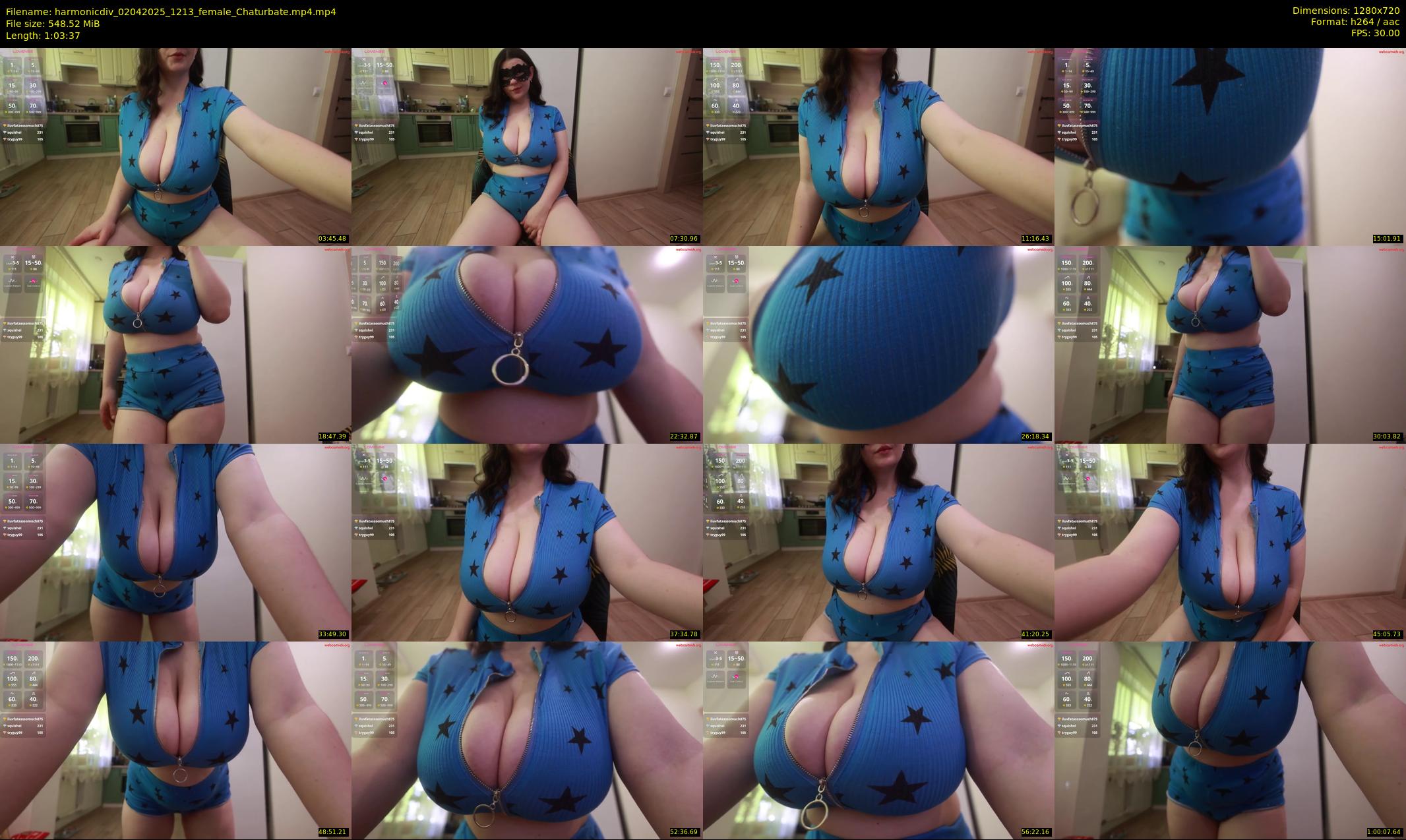 harmonicdiv — 64 minute Chaturbate female cam show recording, 720p, Apr 2, 2025