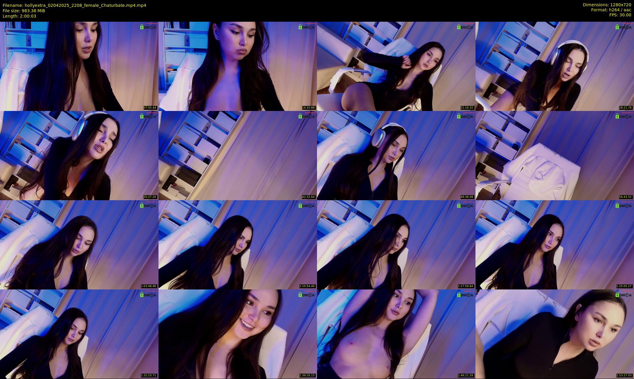hollyextra — 121 minute Chaturbate female cam show recording, 720p, Apr 2, 2025