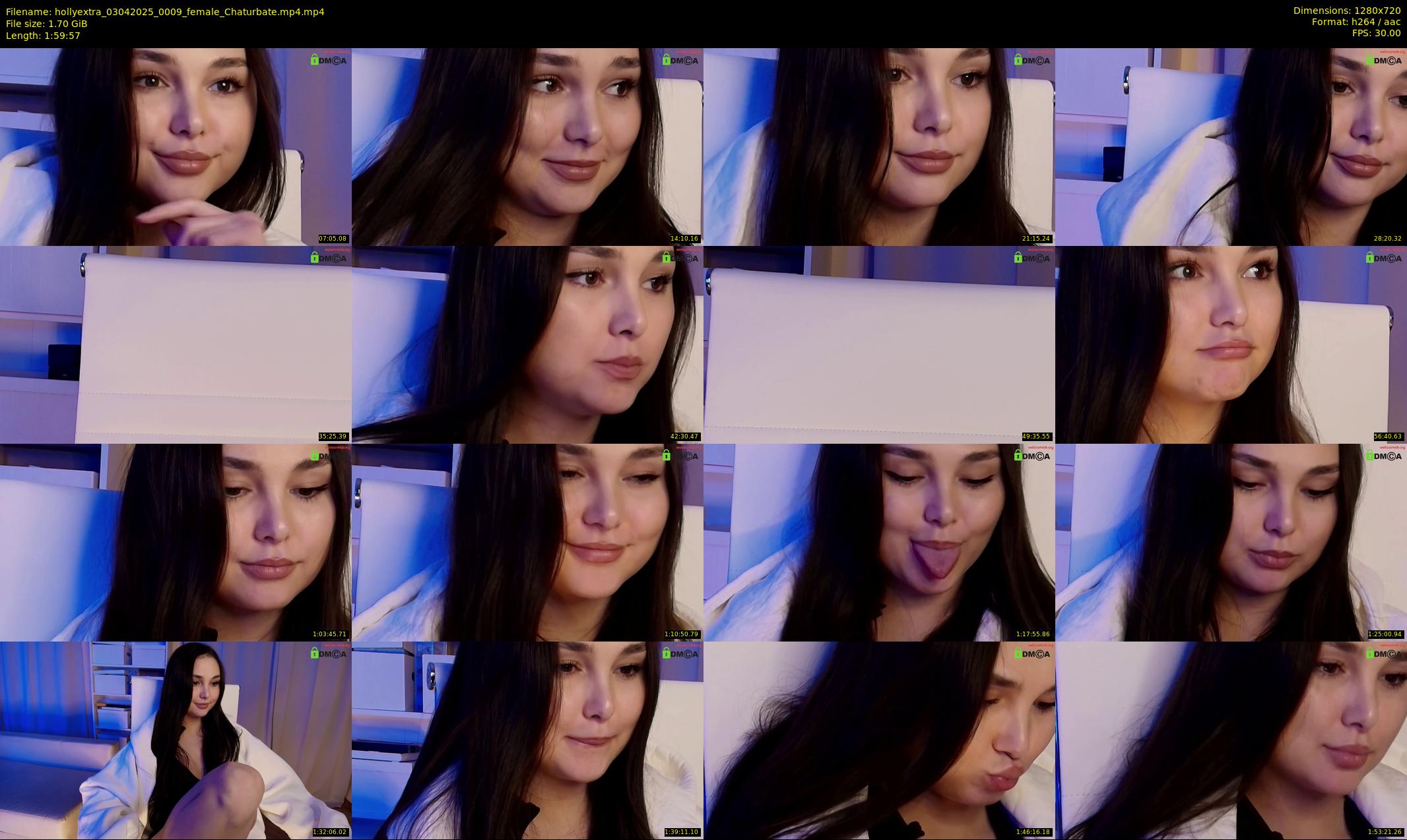 hollyextra — 120 minute Chaturbate female cam show recording, 720p, Apr 3, 2025