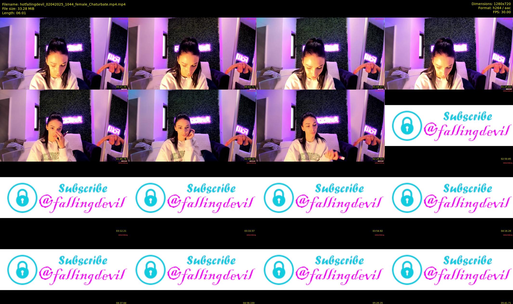 hotfallingdevil — 7 minute Chaturbate female cam show recording, 720p, Apr 2, 2025