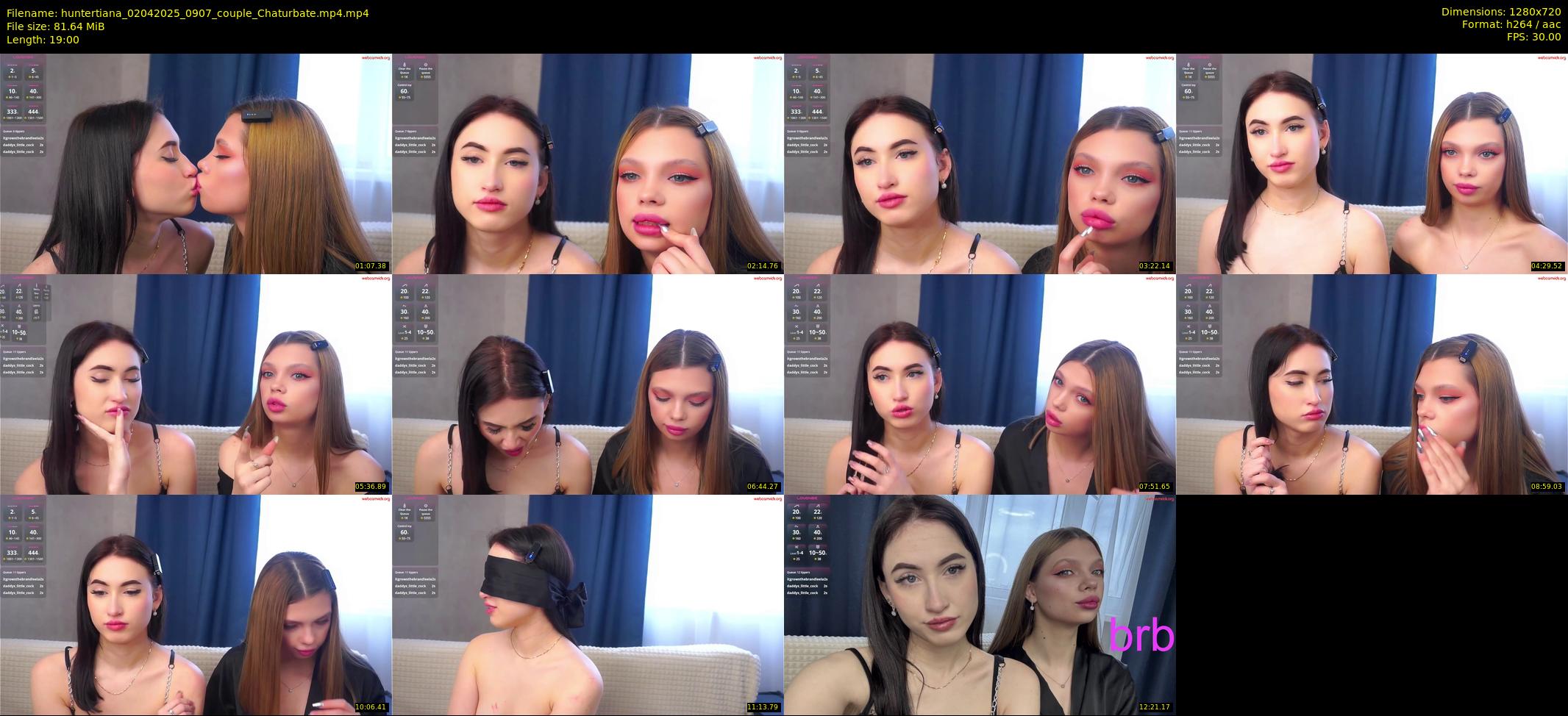 huntertiana — 19 minute Chaturbate female cam show recording, 720p, Apr 2, 2025