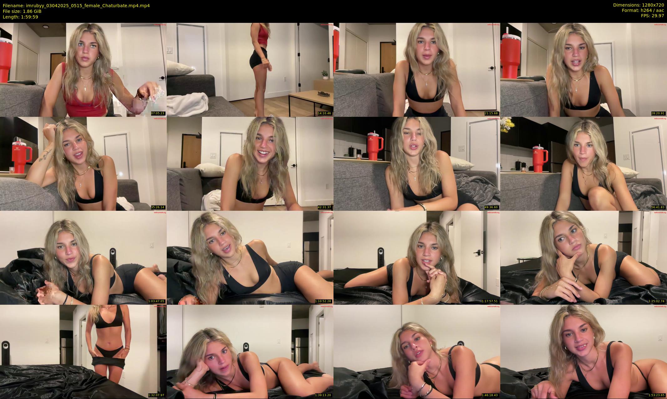imrubyy — 120 minute Chaturbate female cam show recording, 720p, Apr 3, 2025